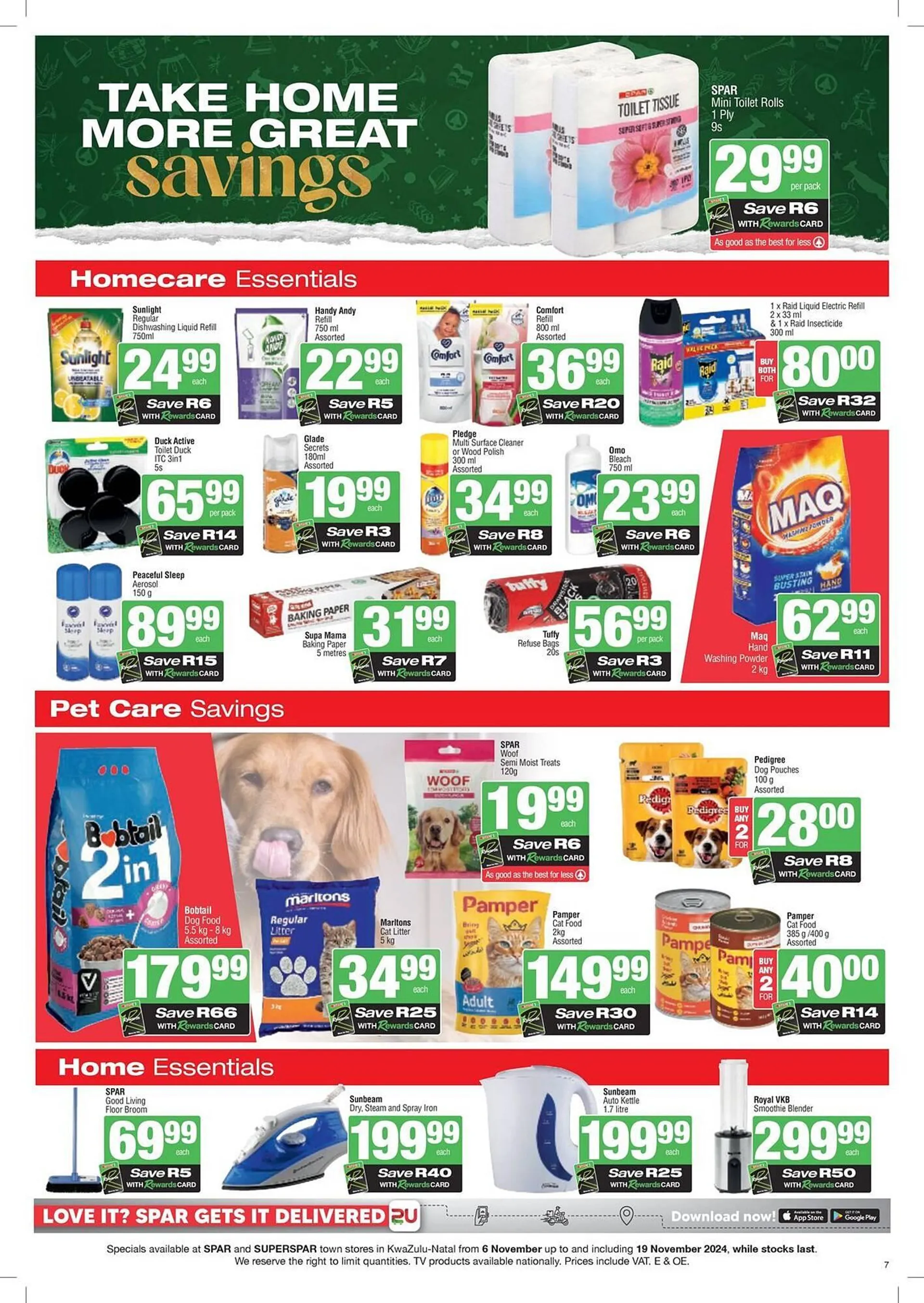 Spar catalogue from 6 November to 19 November 2024 - Catalogue Page 7