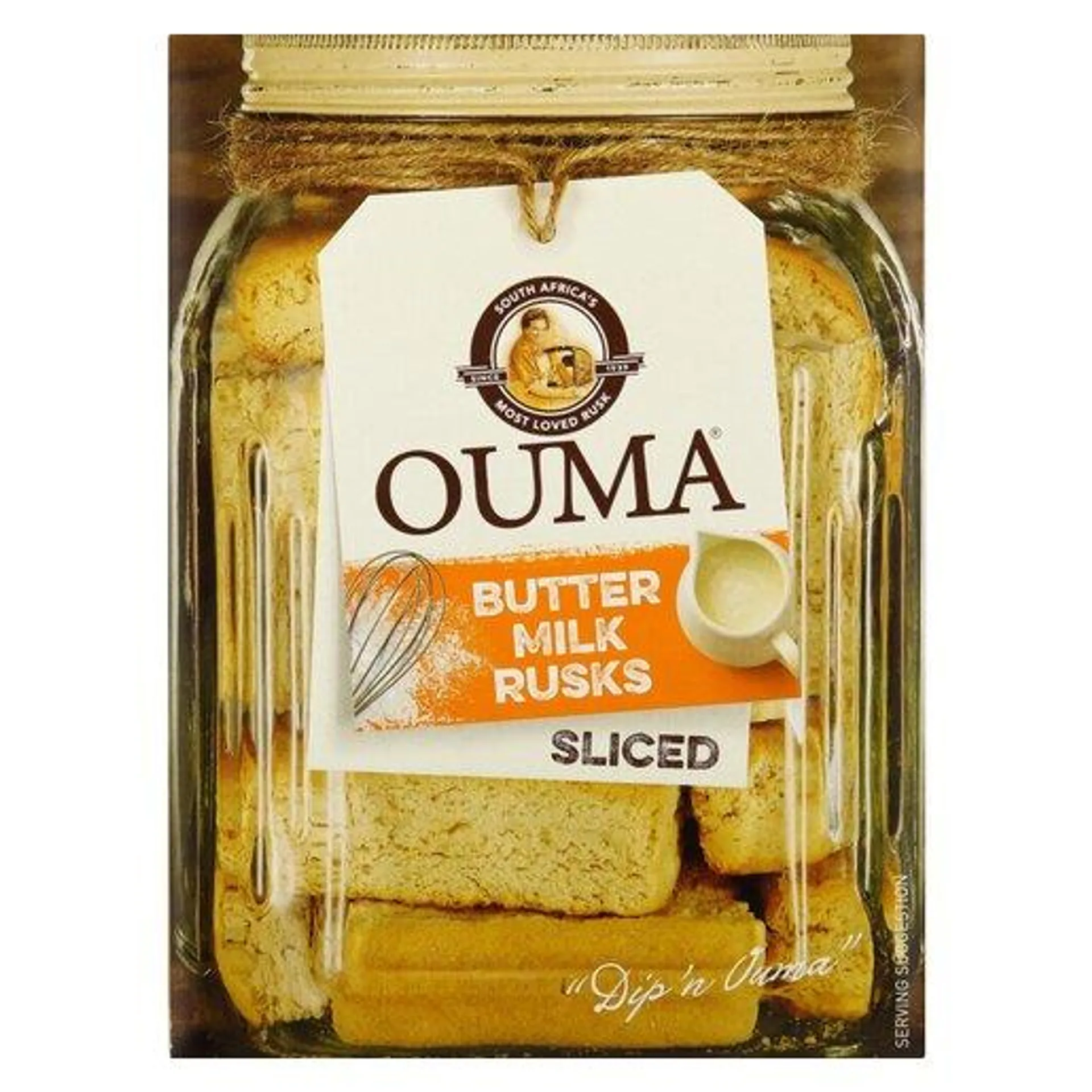 Ouma Buttermilk Rusks Sliced 450g