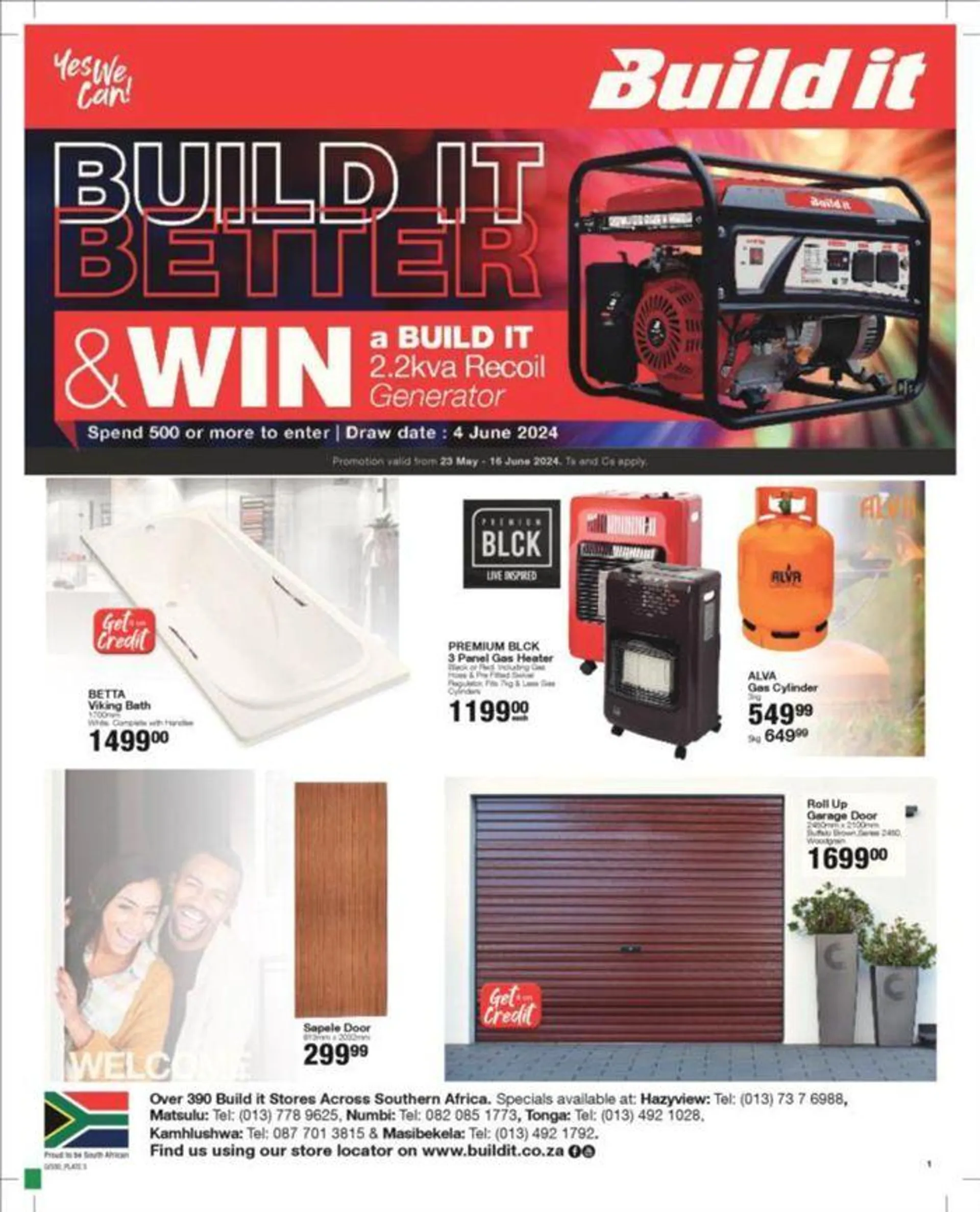 Build It Specials from 23 May to 16 June 2024 - Catalogue Page 1