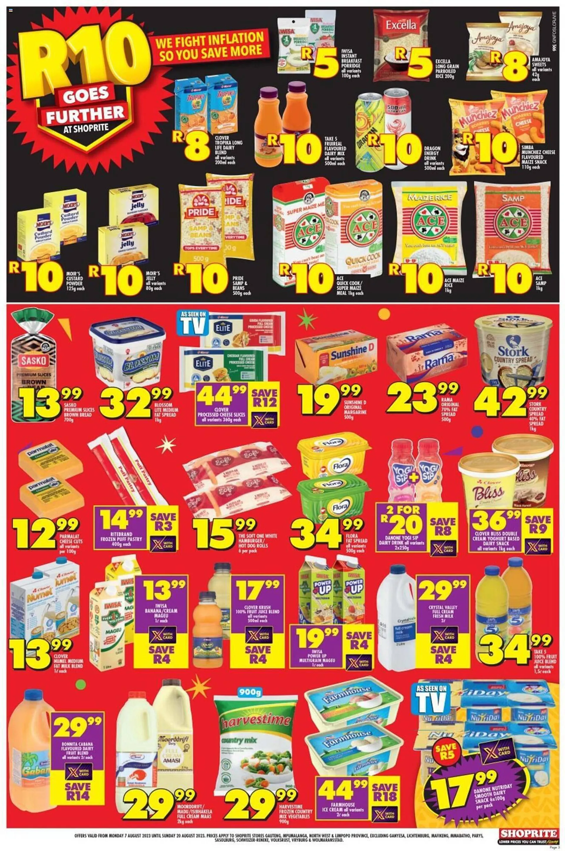 Shoprite catalogue from 7 August to 20 August 2023 - Catalogue Page 3