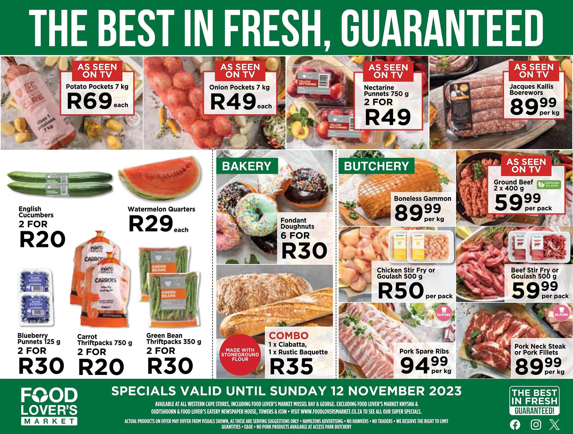 Food Lover's Market catalogue from 6 November to 12 November 2023 - Catalogue Page 1