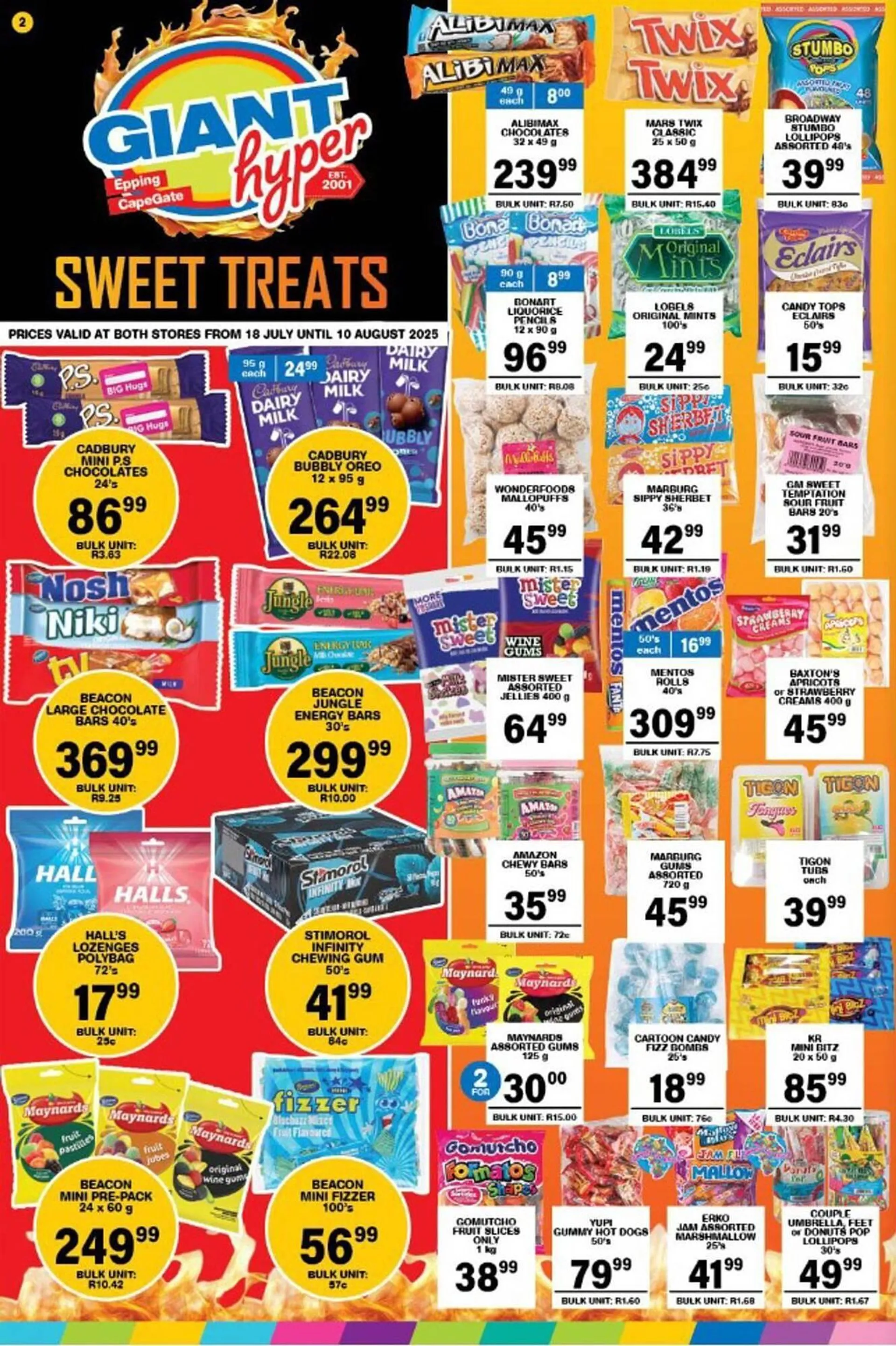 Giant Hyper catalogue from 18 July to 10 August 2025 - Catalogue Page 1