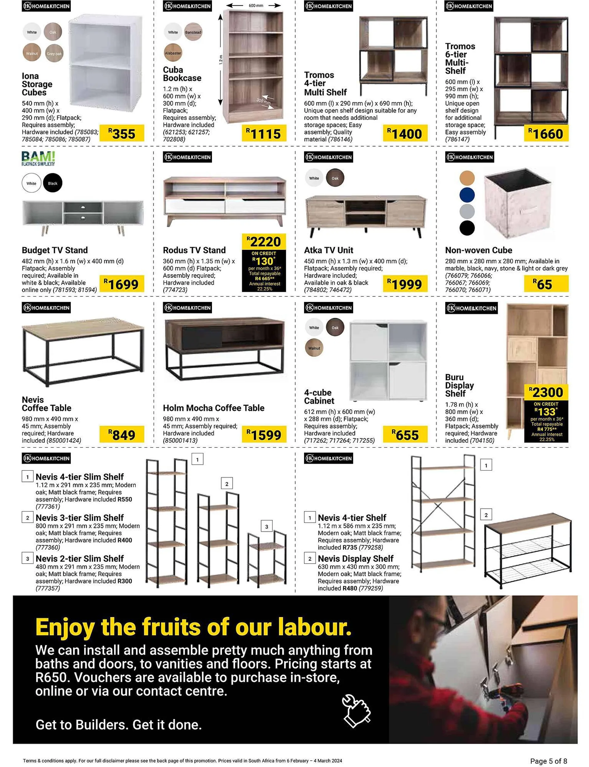 Builders Warehouse catalogue from 6 February to 4 March 2024 - Catalogue Page 5