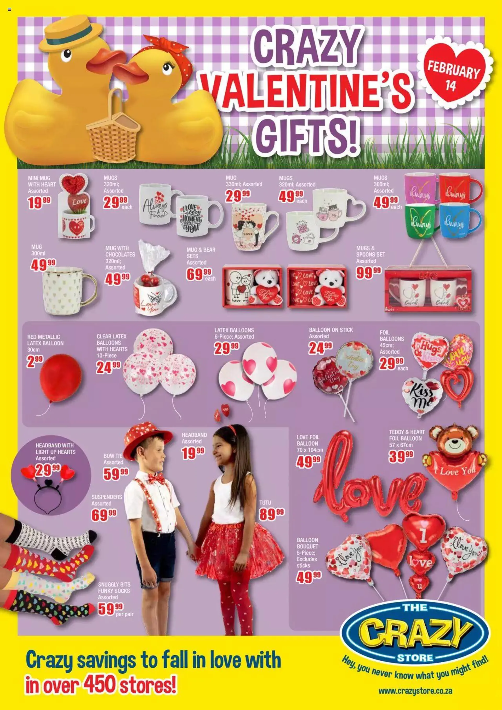 Crazy Store - Crazy Valentine's Gifts - 29 January 14 February 2024