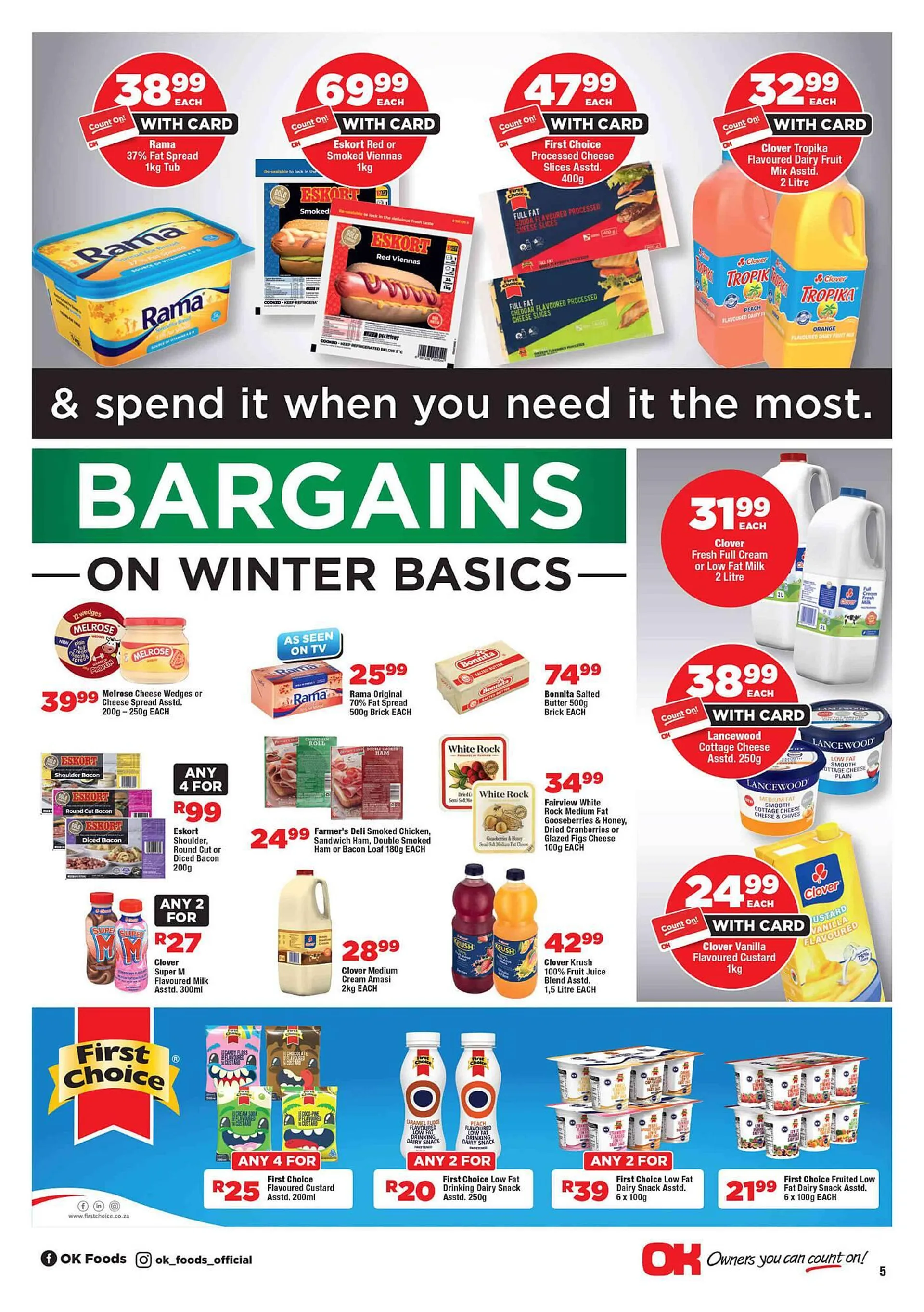 OK Foods catalogue from 23 July to 10 August 2025 - Catalogue Page 1