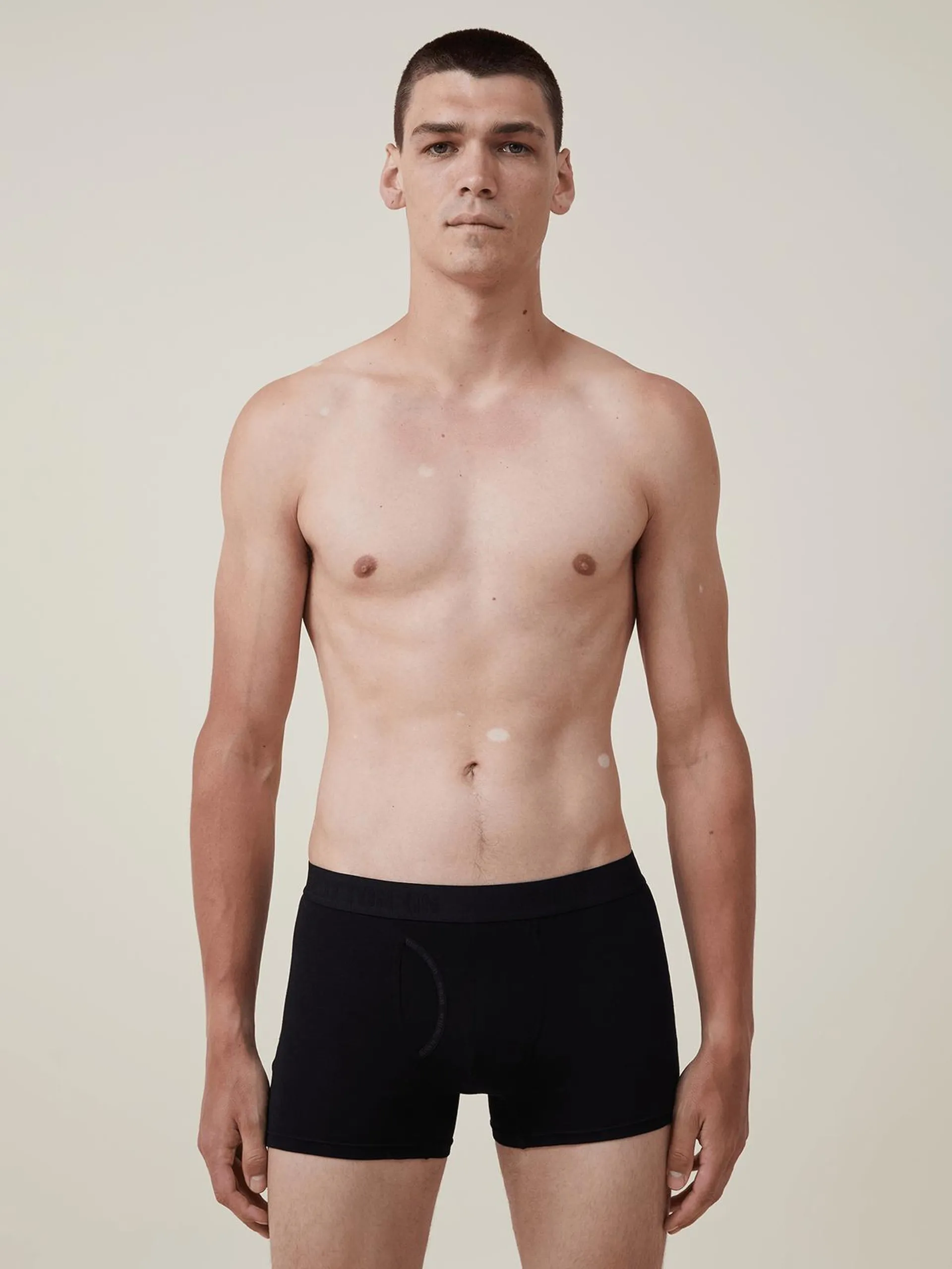 Men's Cotton On Black Organic Cotton Trunks