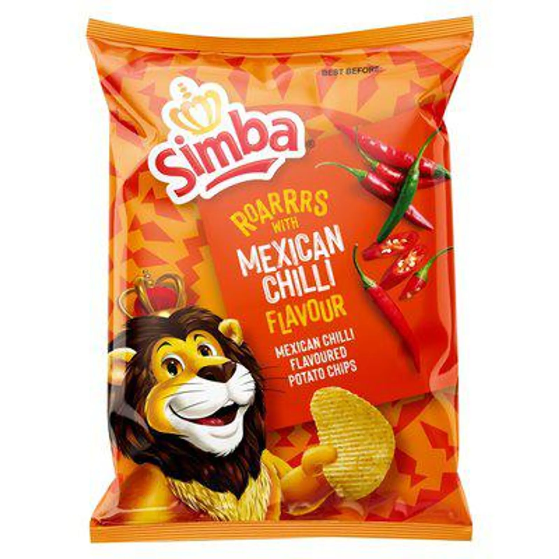 Simba Potato Chips Mexican Chilli 120g