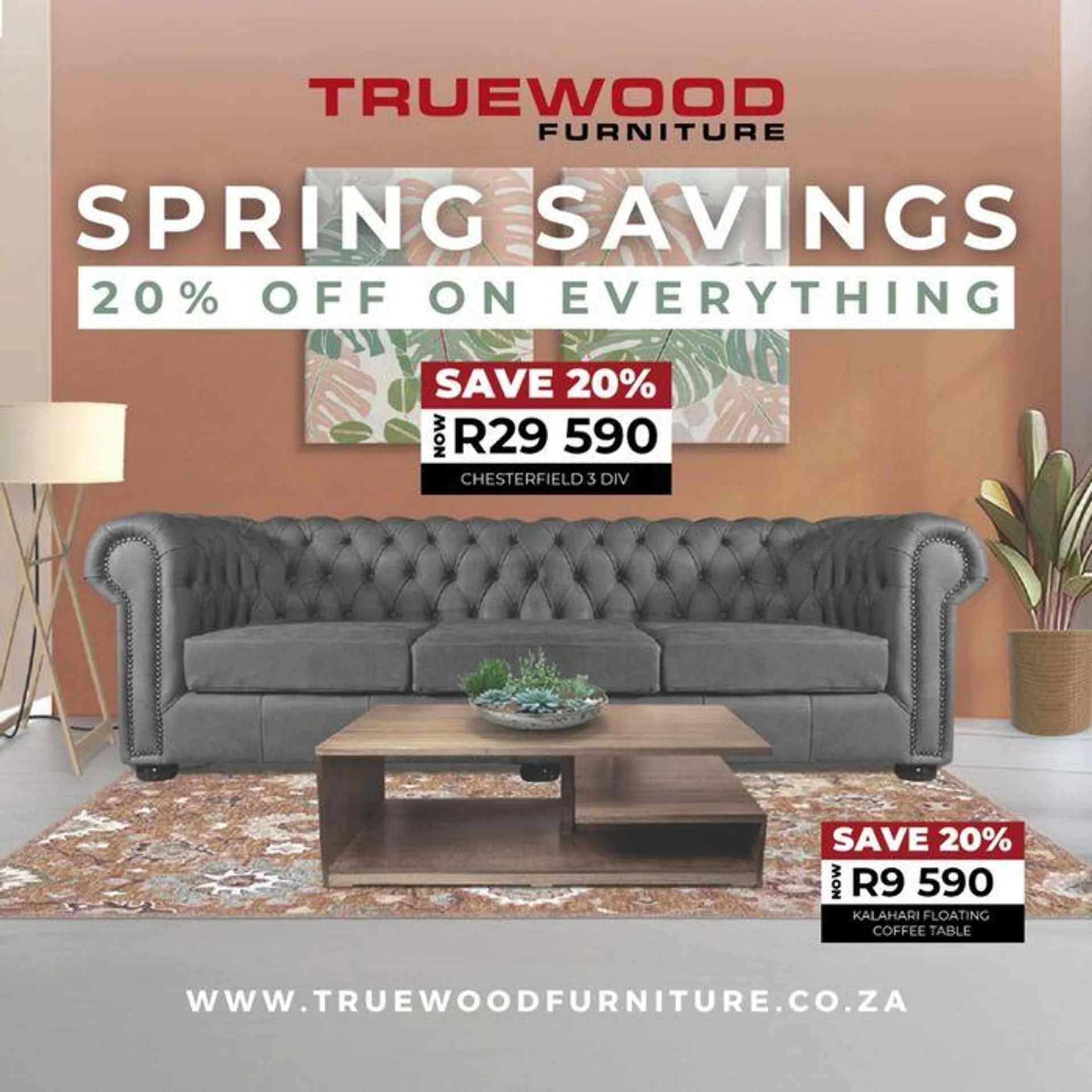 Truewood Furniture’s Spring Savings!  - 1