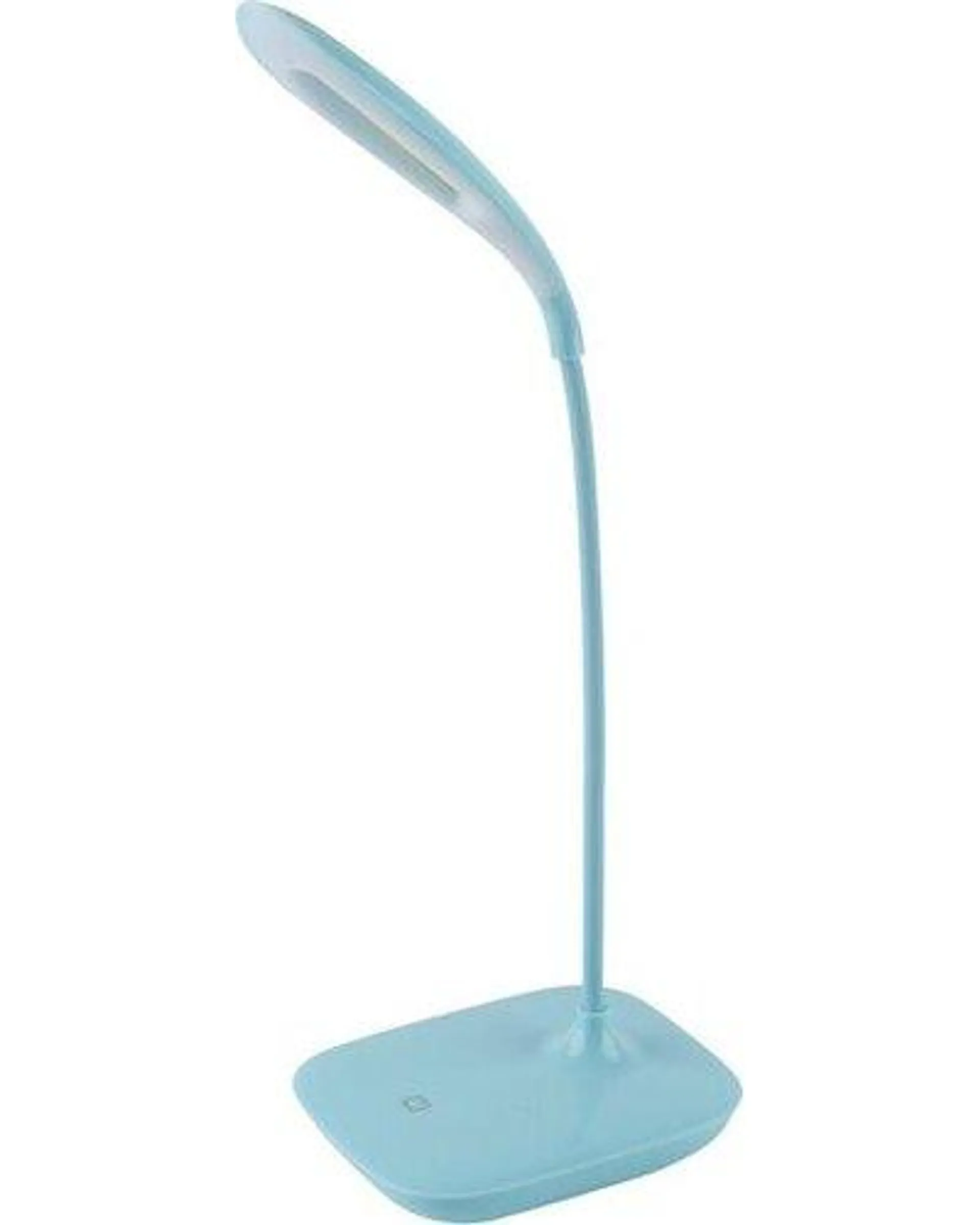 Home Quip Flexilite USB Rechargeable Flexible Desk Light (Pastel Blue)