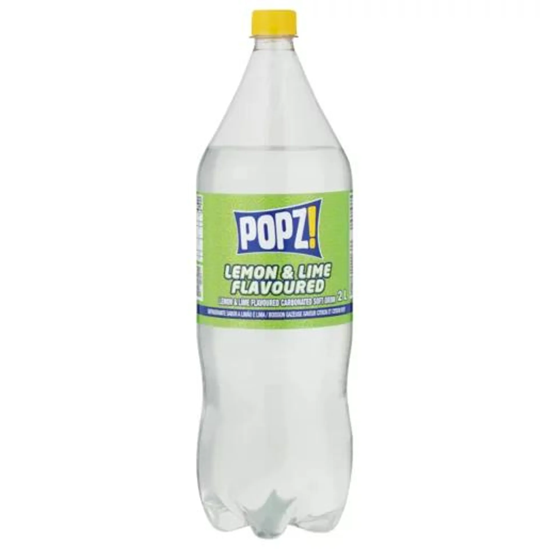 Popz! Lemon & Lime Flavoured Soft Drink 2L