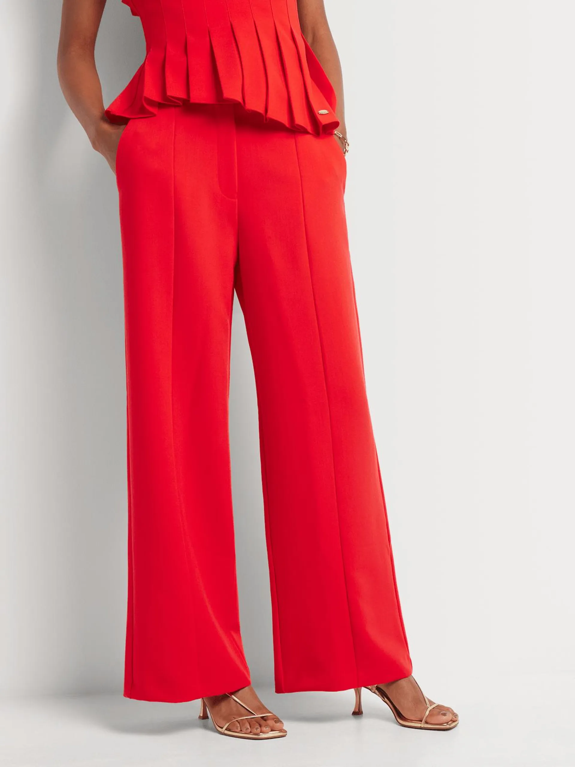 Luella Wide Leg Back Vent Gabrielle Pants