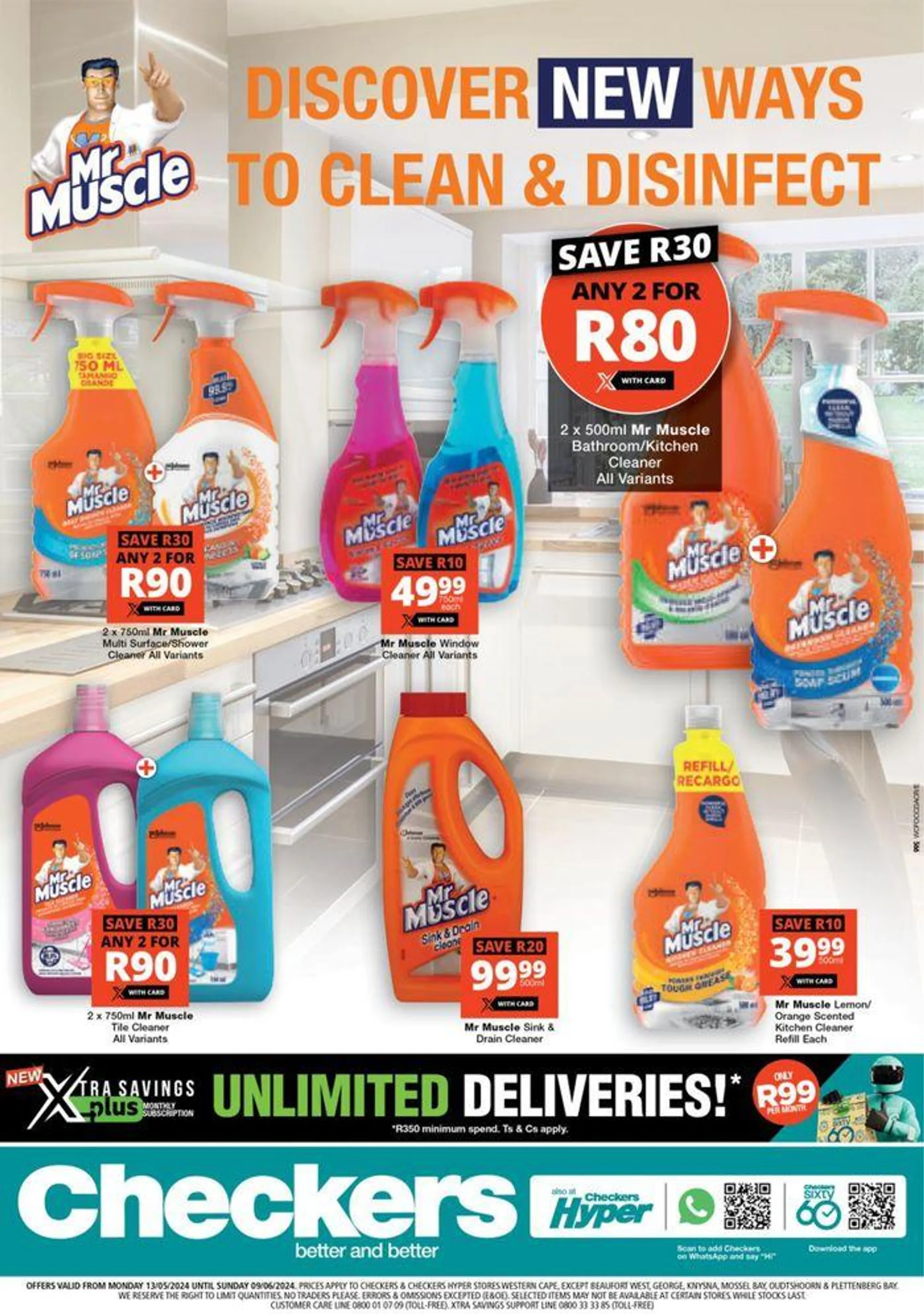 Checkers Mr Muscle Promotion 13 May - 9 June - 1