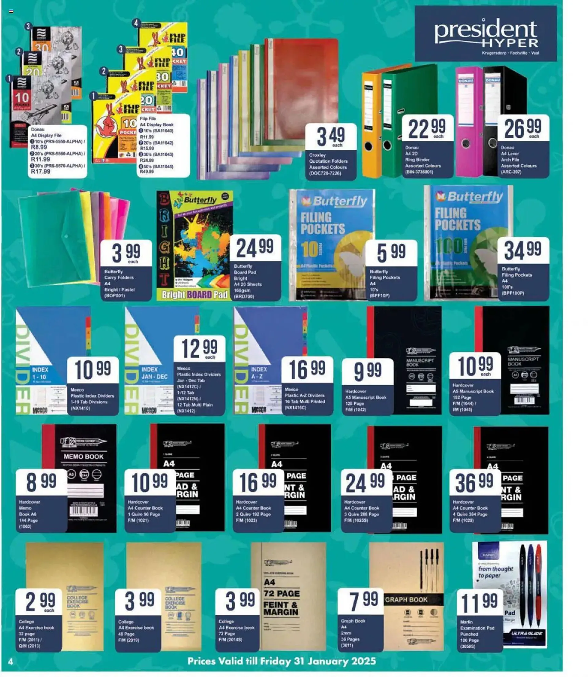 President Hyper catalogue from 23 December to 31 January 2025 - Catalogue Page 4