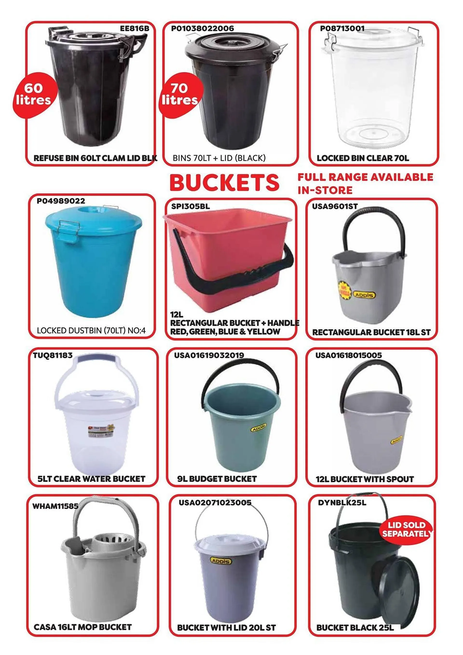 Mambo's Plastics Warehouse catalogue from 13 November to 13 November 2025 - Catalogue Page 76