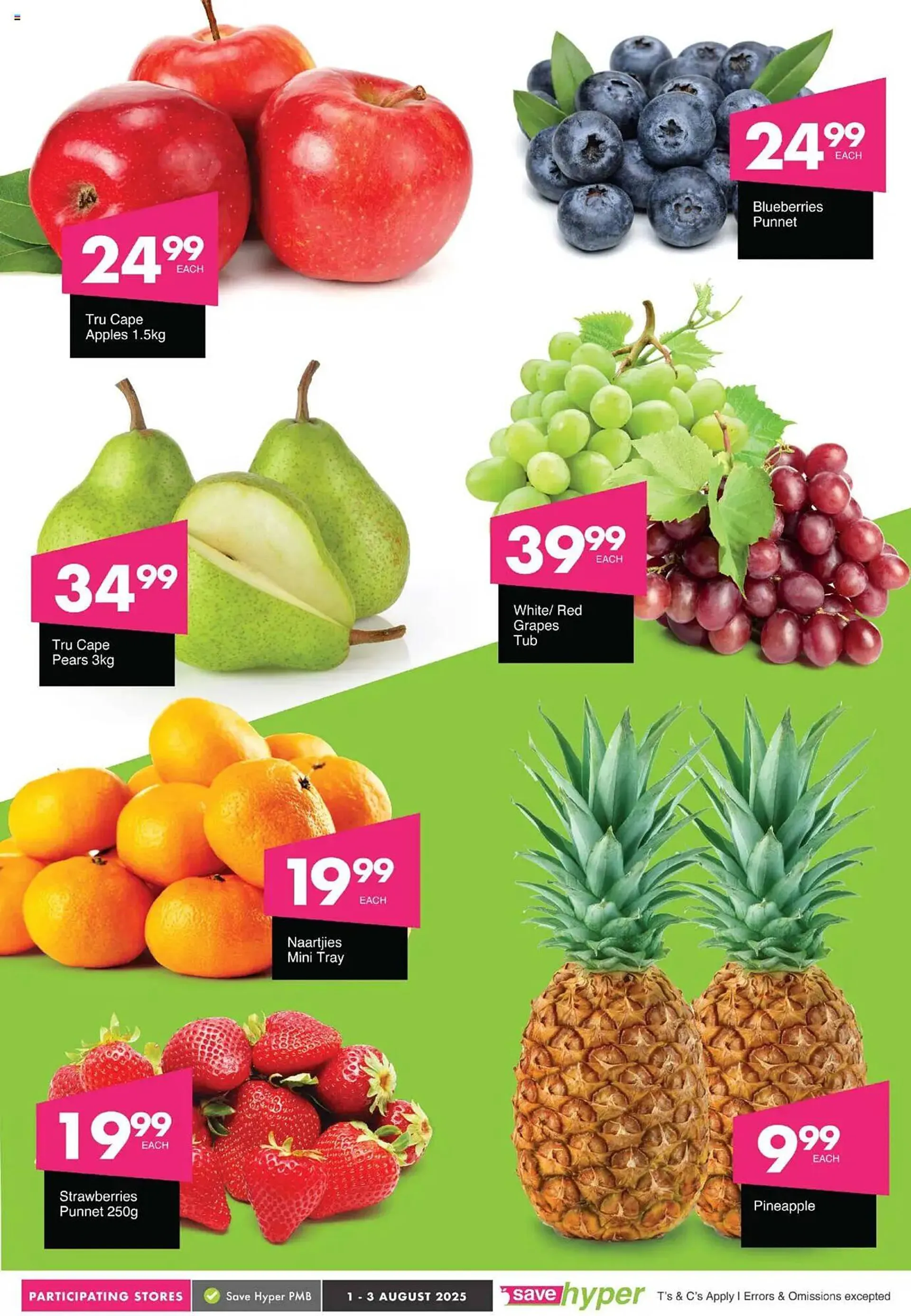 Save catalogue from 1 August to 3 August 2025 - Catalogue Page 1