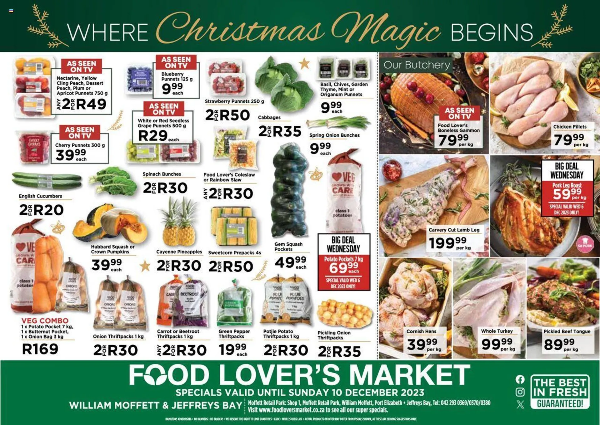 Food Lover's Market catalogue from 4 December to 10 December 2023 - Catalogue Page 1