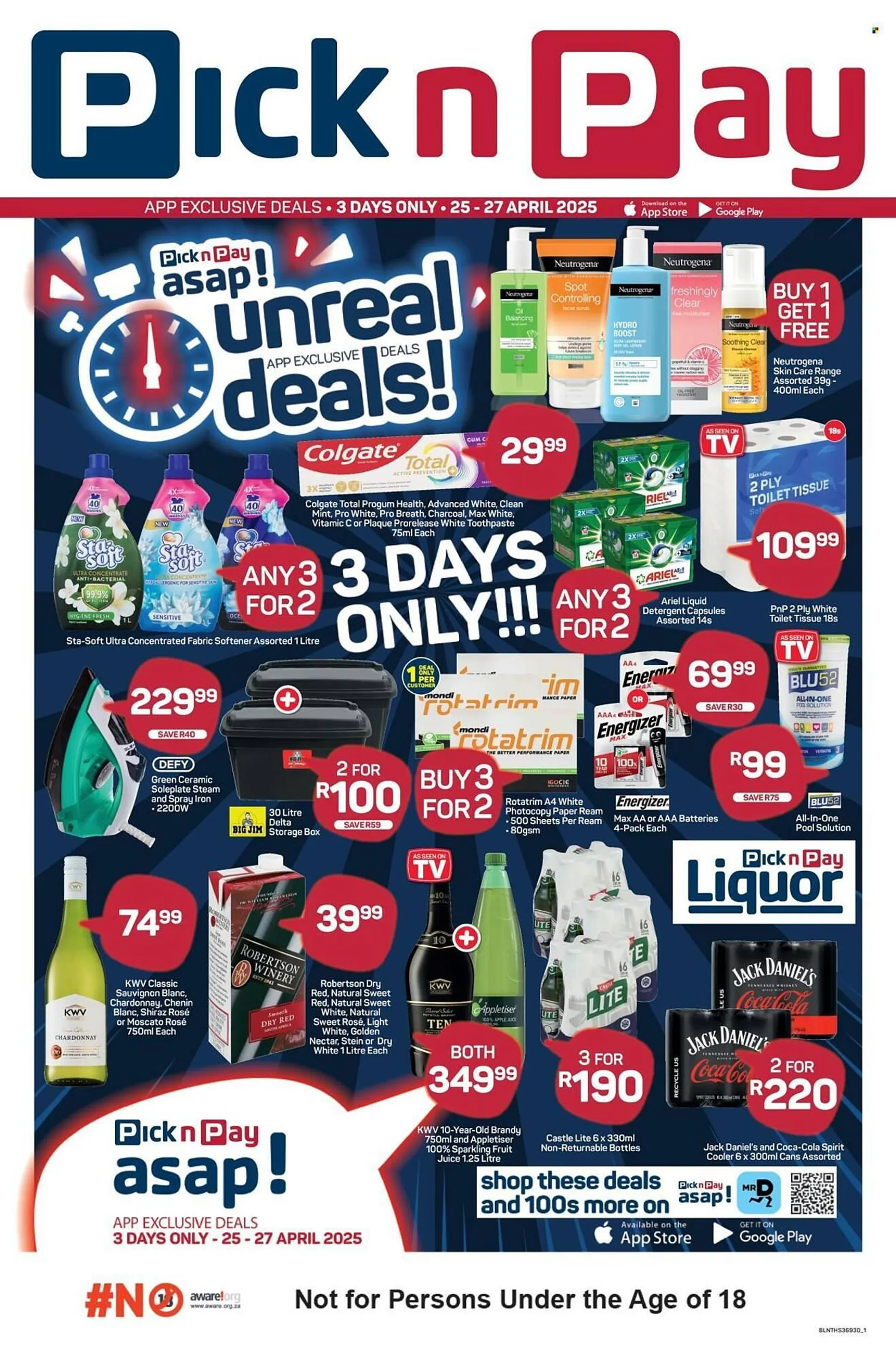 Pick n Pay catalogue from 25 April to 27 April 2025 - Catalogue Page 1