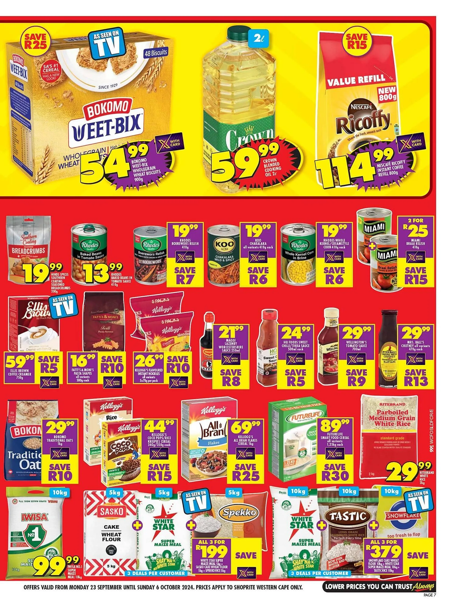 Shoprite catalogue from 23 September to 6 October 2024 - Catalogue Page 7