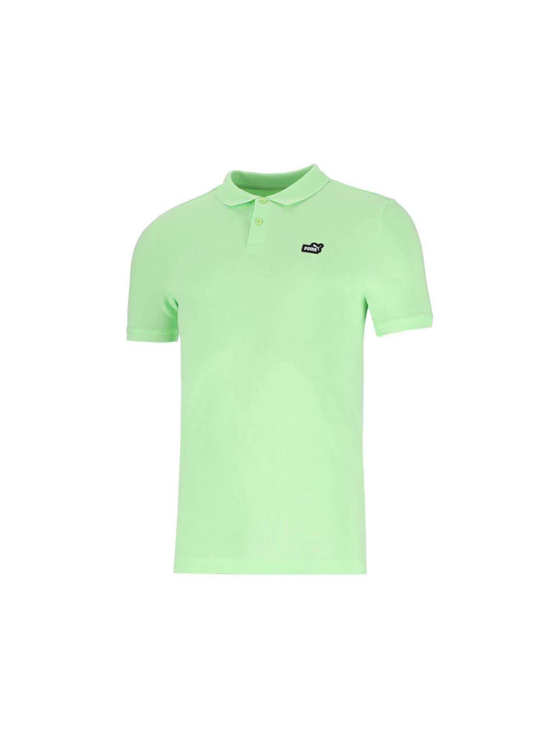 Puma Golf Badge Polo Mens Golfer Spring Green