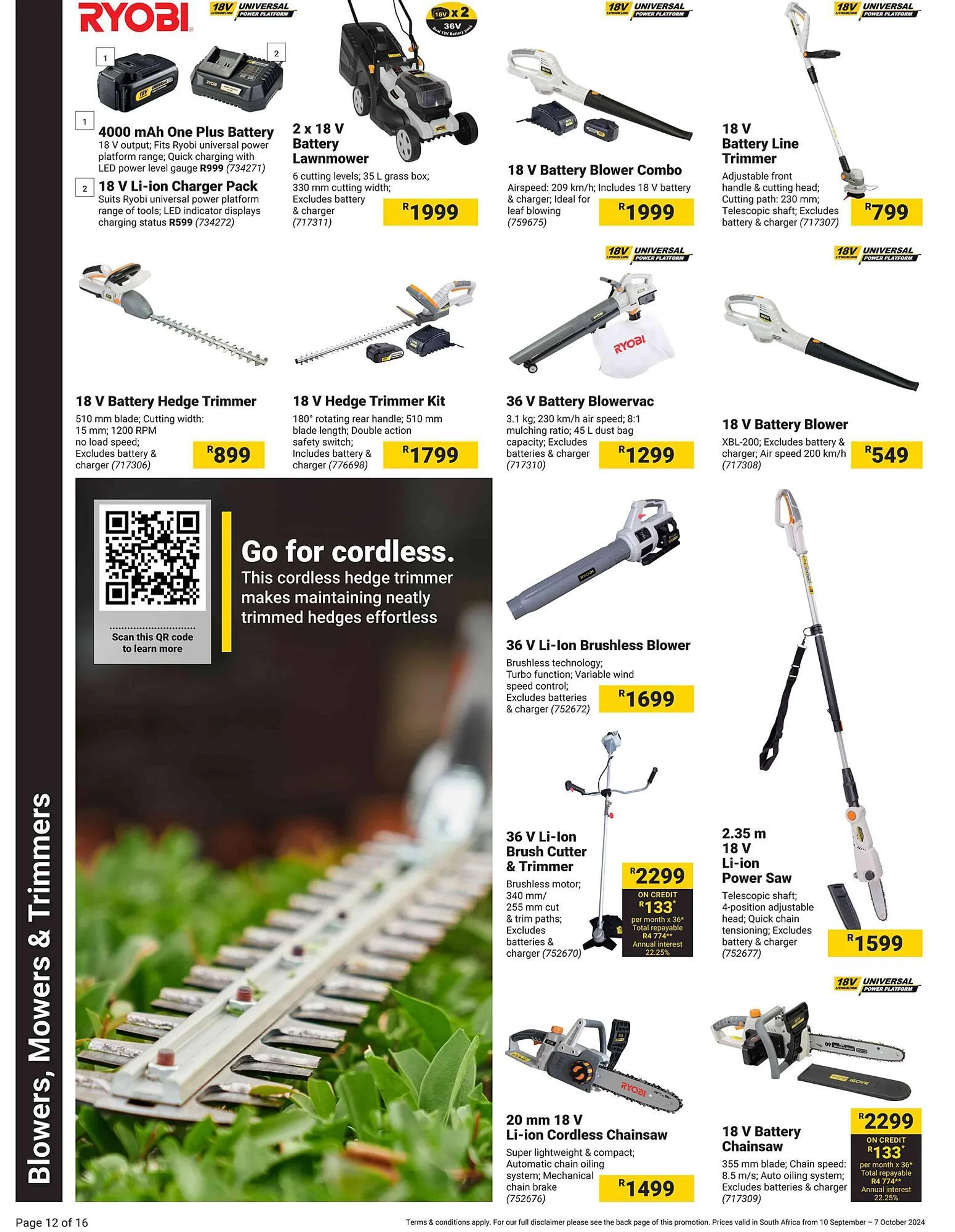 Builders Warehouse catalogue from 10 September to 7 October 2024 - Catalogue Page 12