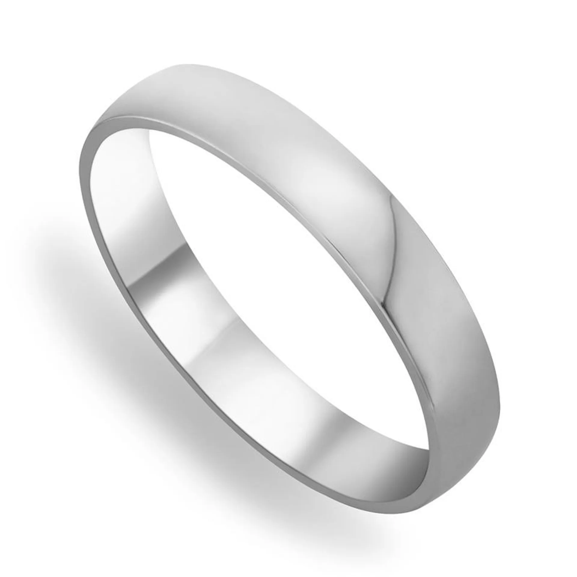 Stainless Steel 4mm Plain Ring