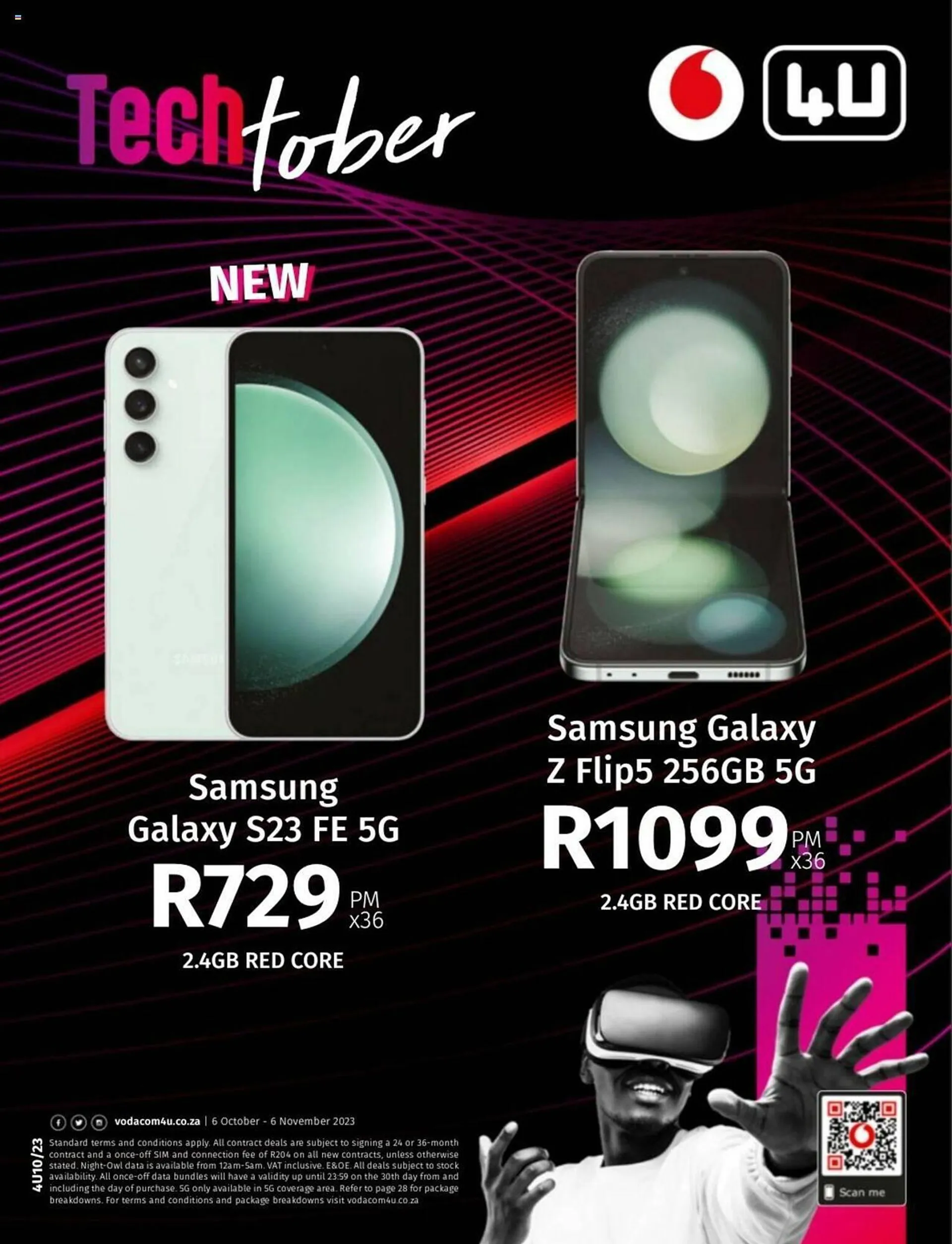 Vodacom catalogue valid until 6 November 2023