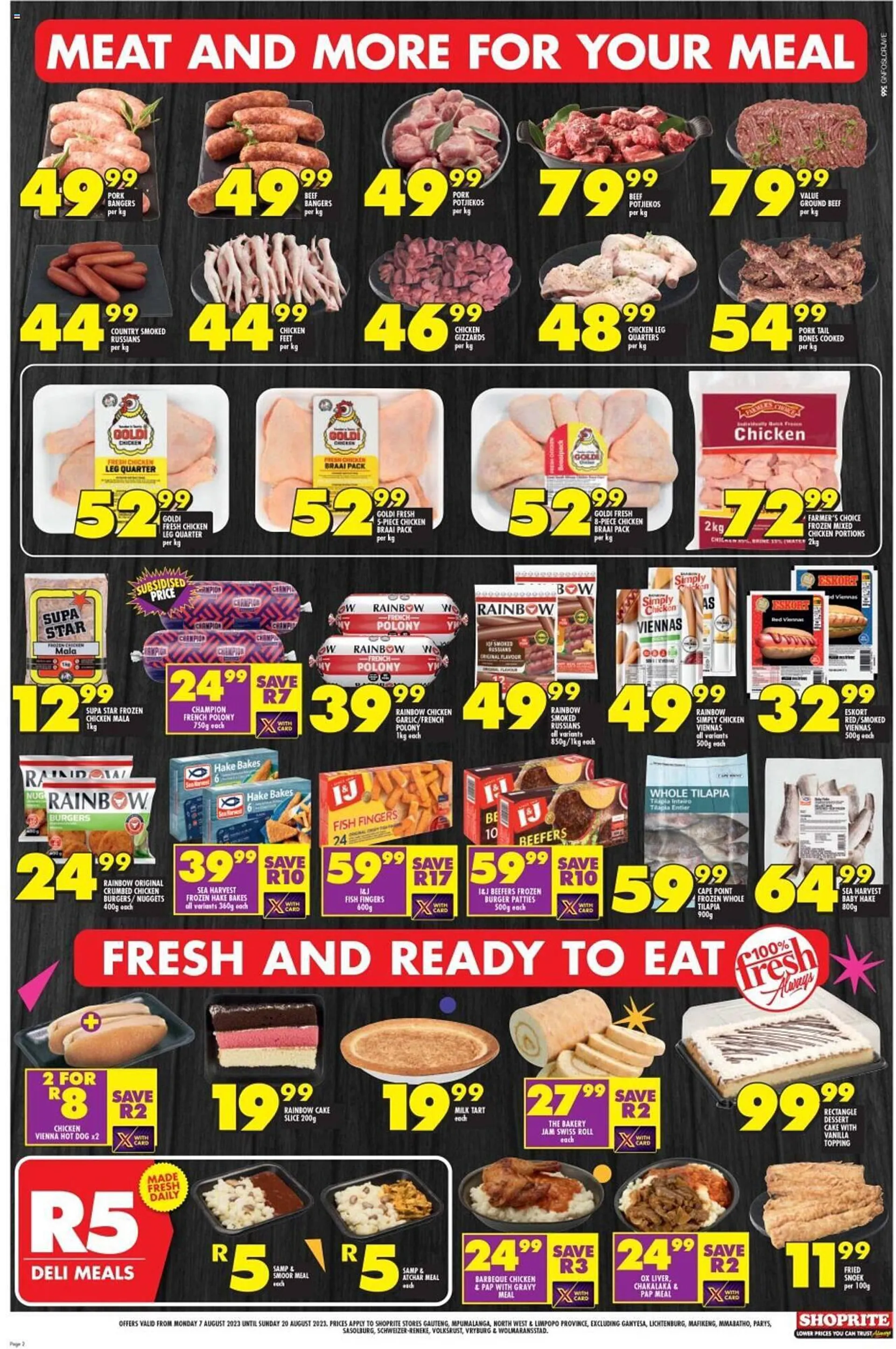 Shoprite catalogue from 7 August to 20 August 2023 - Catalogue Page 2