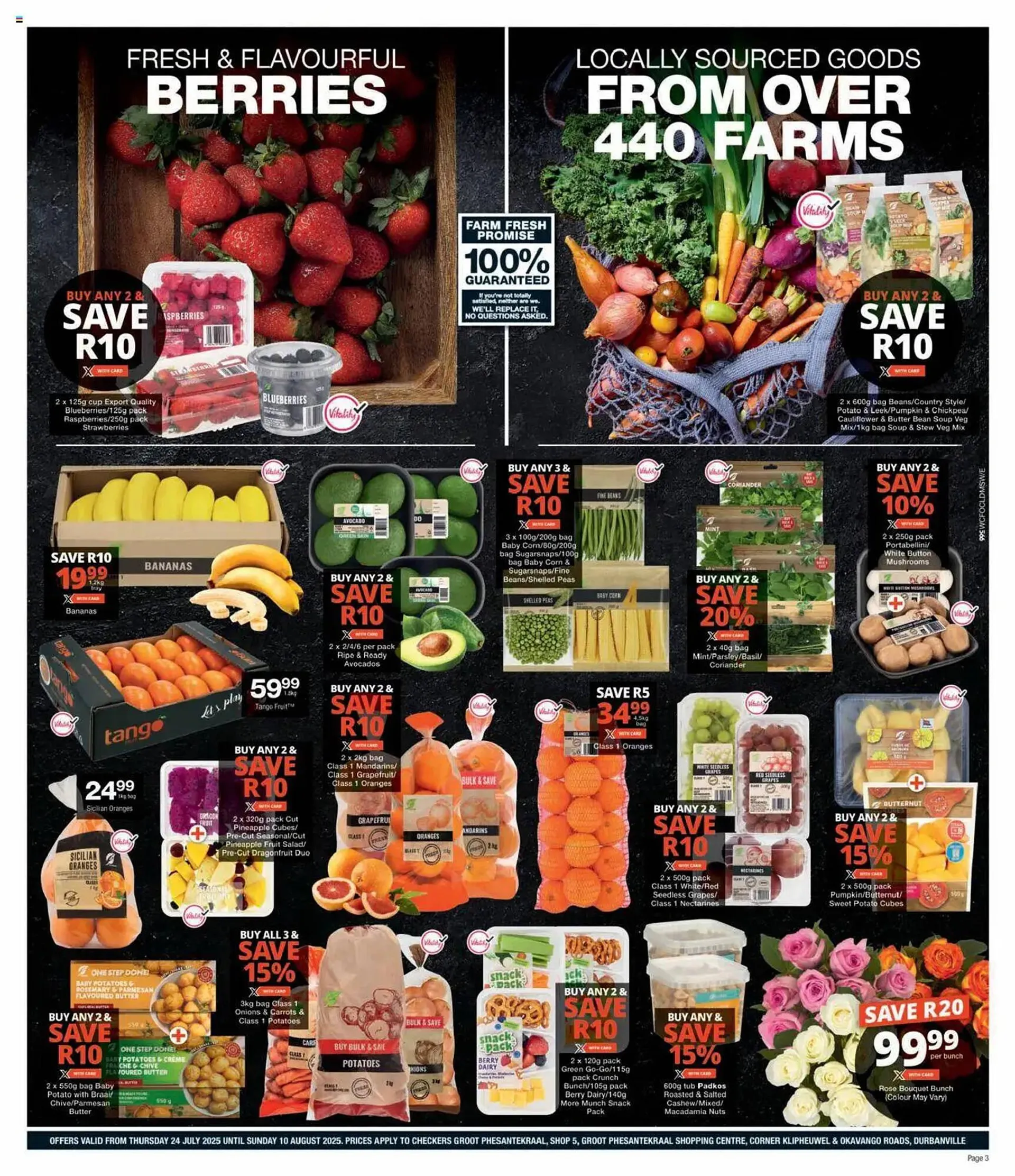 Checkers catalogue from 24 July to 10 August 2025 - Catalogue Page 1