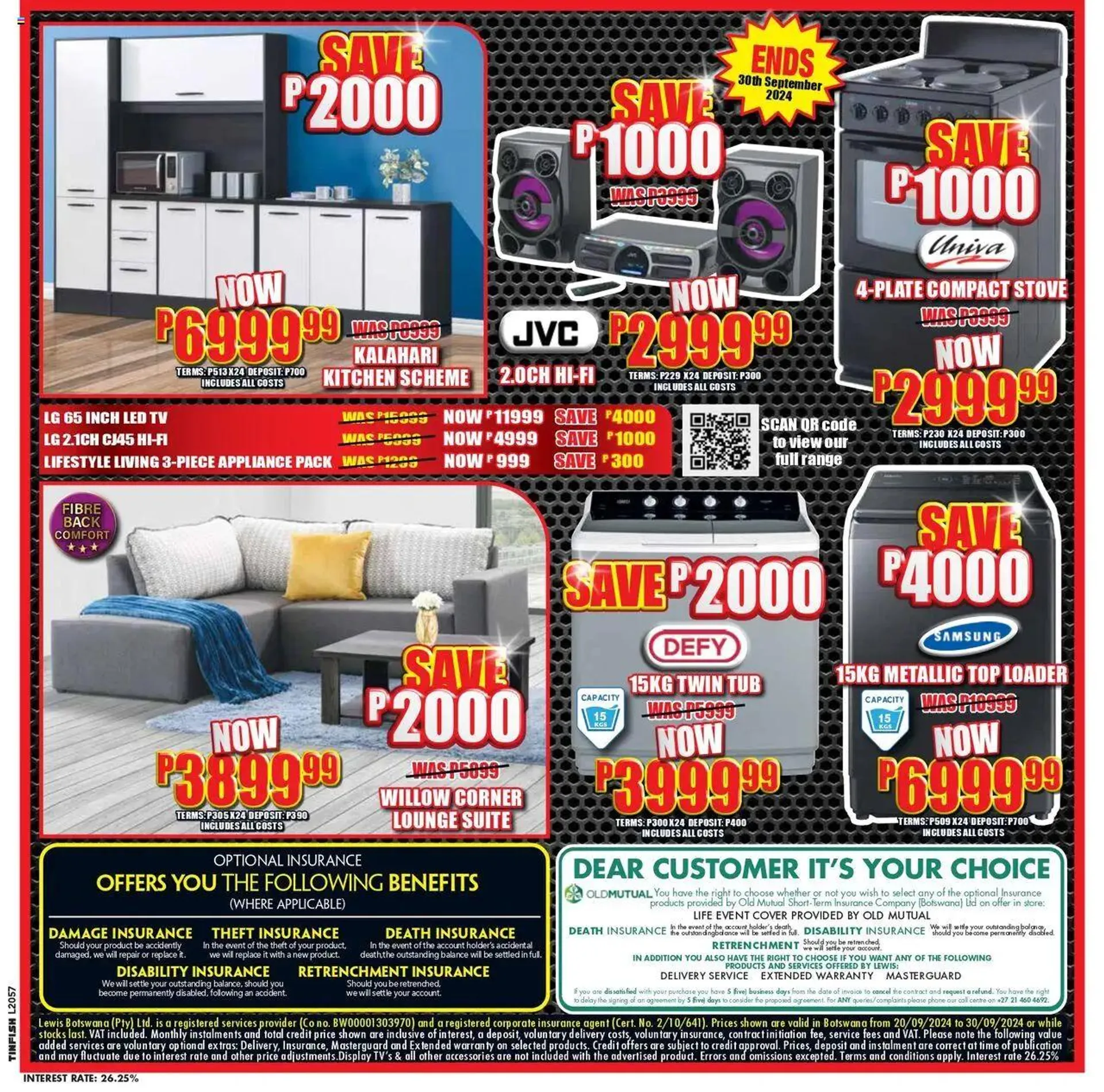 Lewis Stores - Botswana Specials from 1 October to 12 October 2024 - Catalogue Page 4