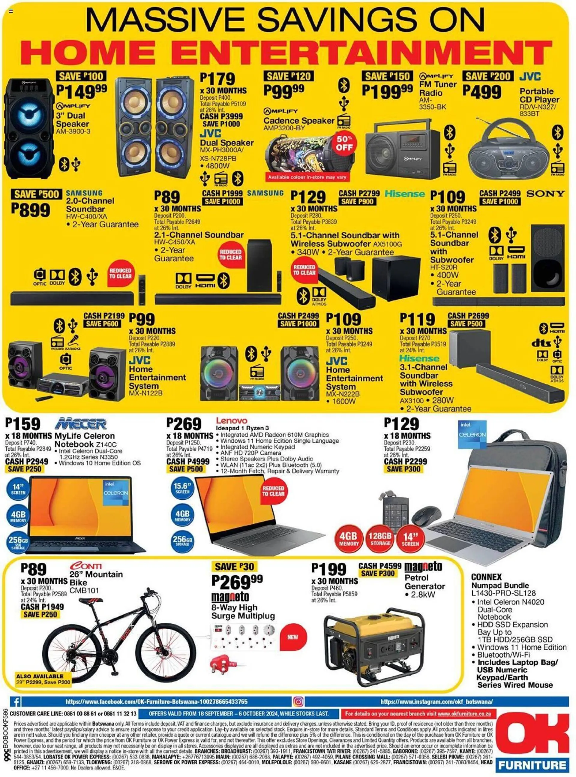 OK Furniture catalogue from 18 September to 6 October 2024 - Catalogue Page 8