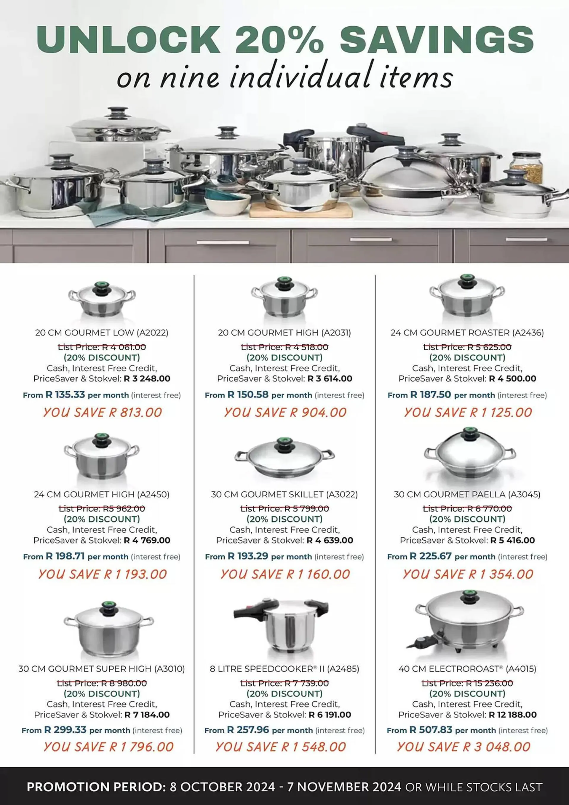 AMC Cookware catalogue from 9 October to 7 November 2024 - Catalogue Page 5