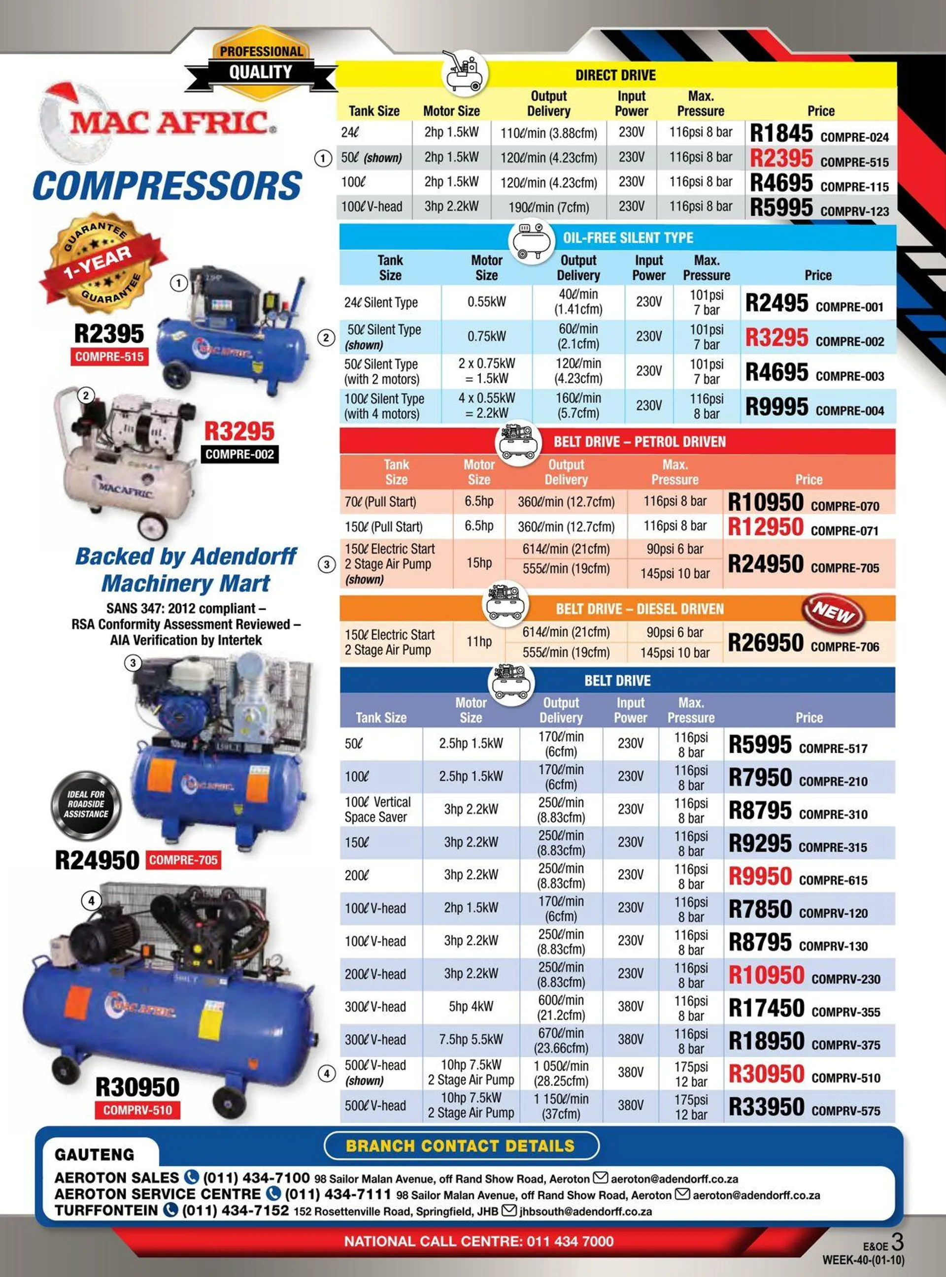 Adendorff Machinery Mart Current catalogue from 3 October to 17 October 2024 - Catalogue Page 5