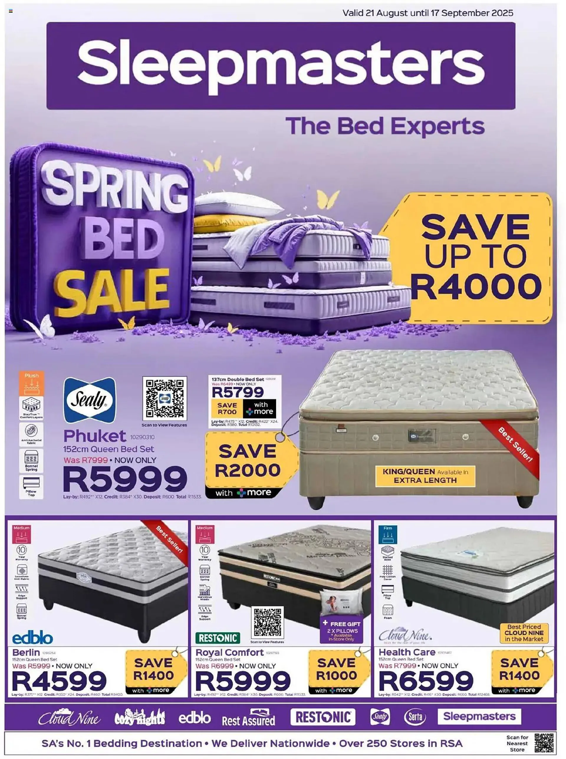 Sleepmasters catalogue - 1