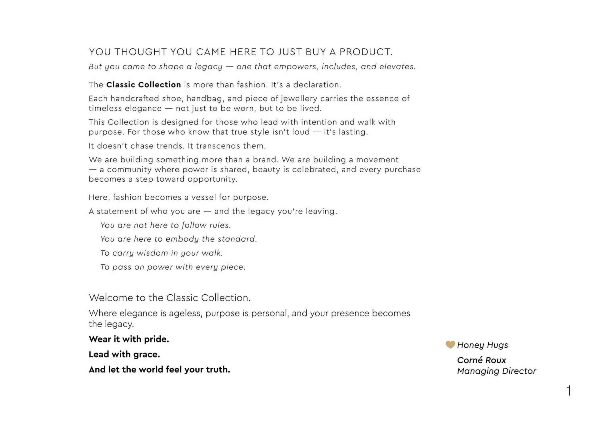Honey Fashion Accessories catalogue from 23 July to 5 August 2025 - Catalogue Page 1