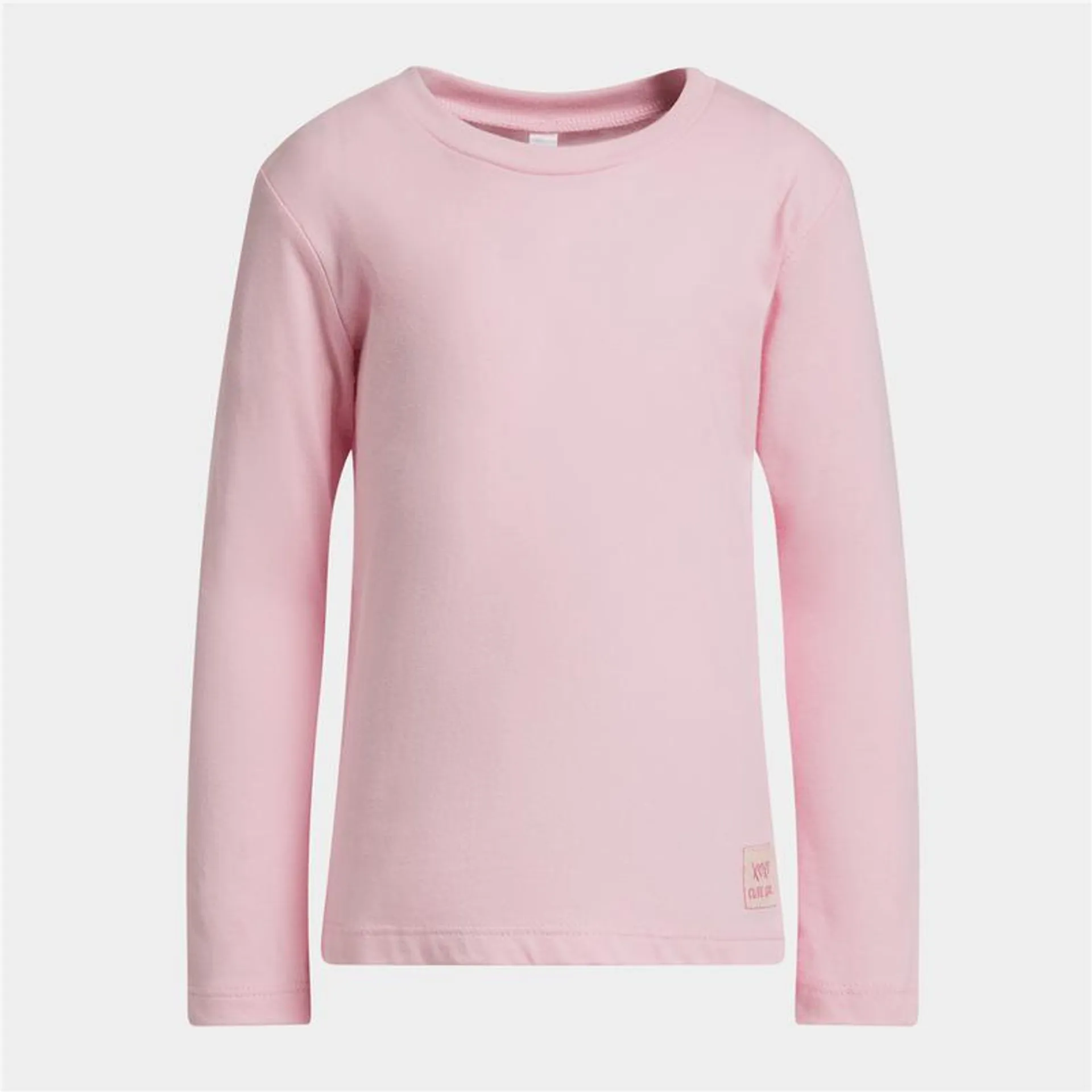 Younger Girl's Pink Basic T-Shirt