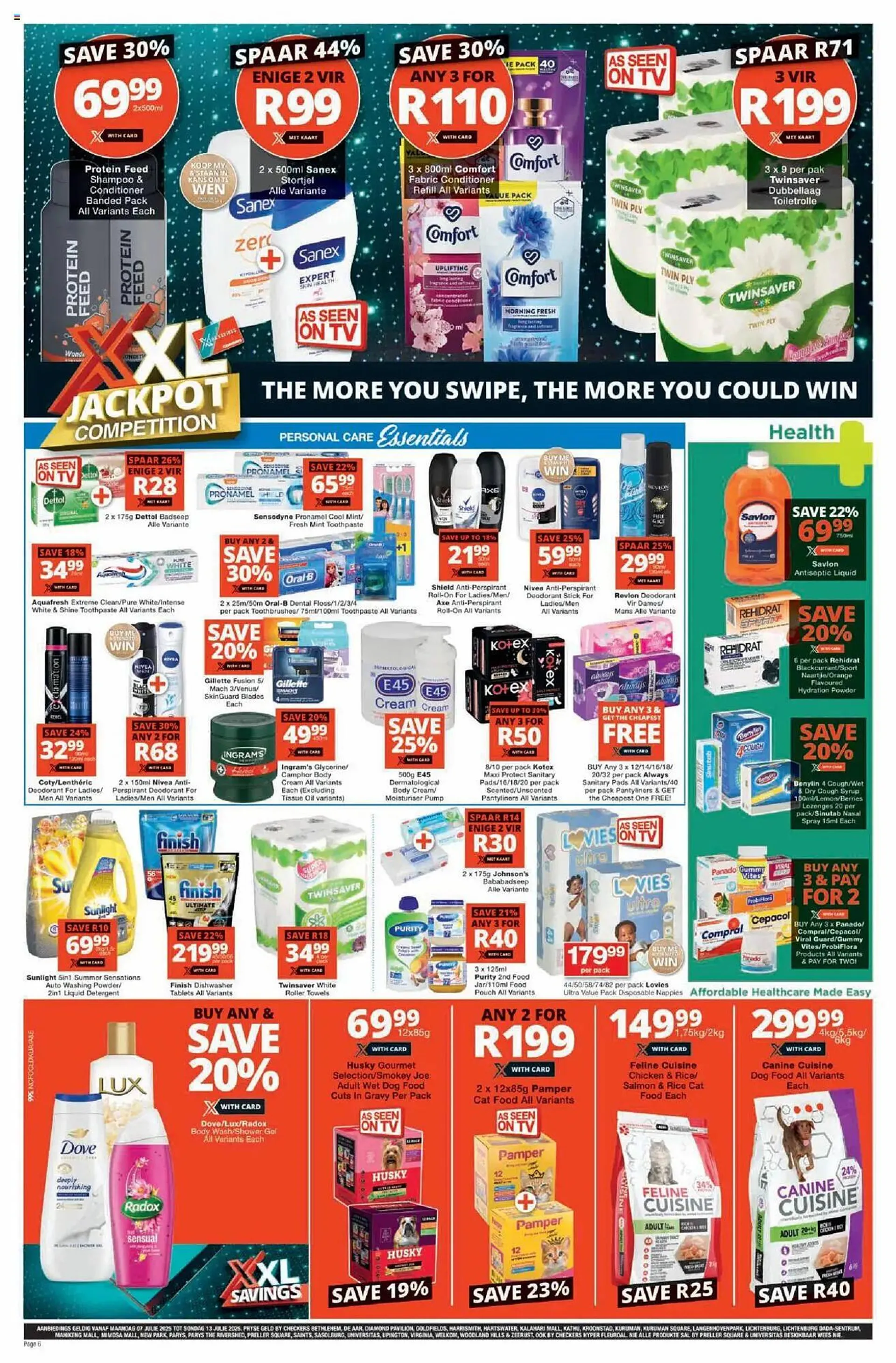 Checkers catalogue from 7 July to 13 July 2025 - Catalogue Page 1