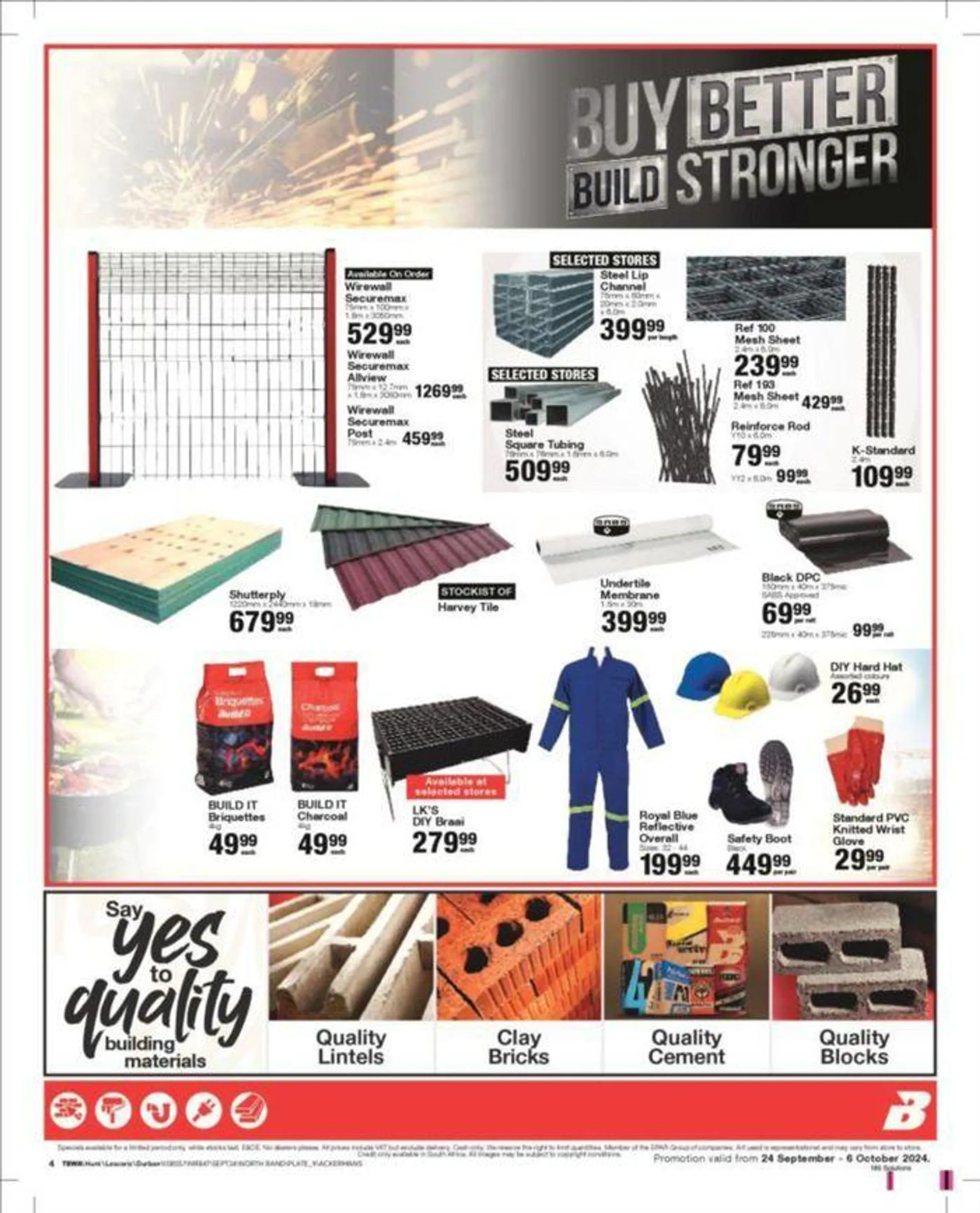 Build It Specials from 24 September to 6 October 2024 - Catalogue Page 4