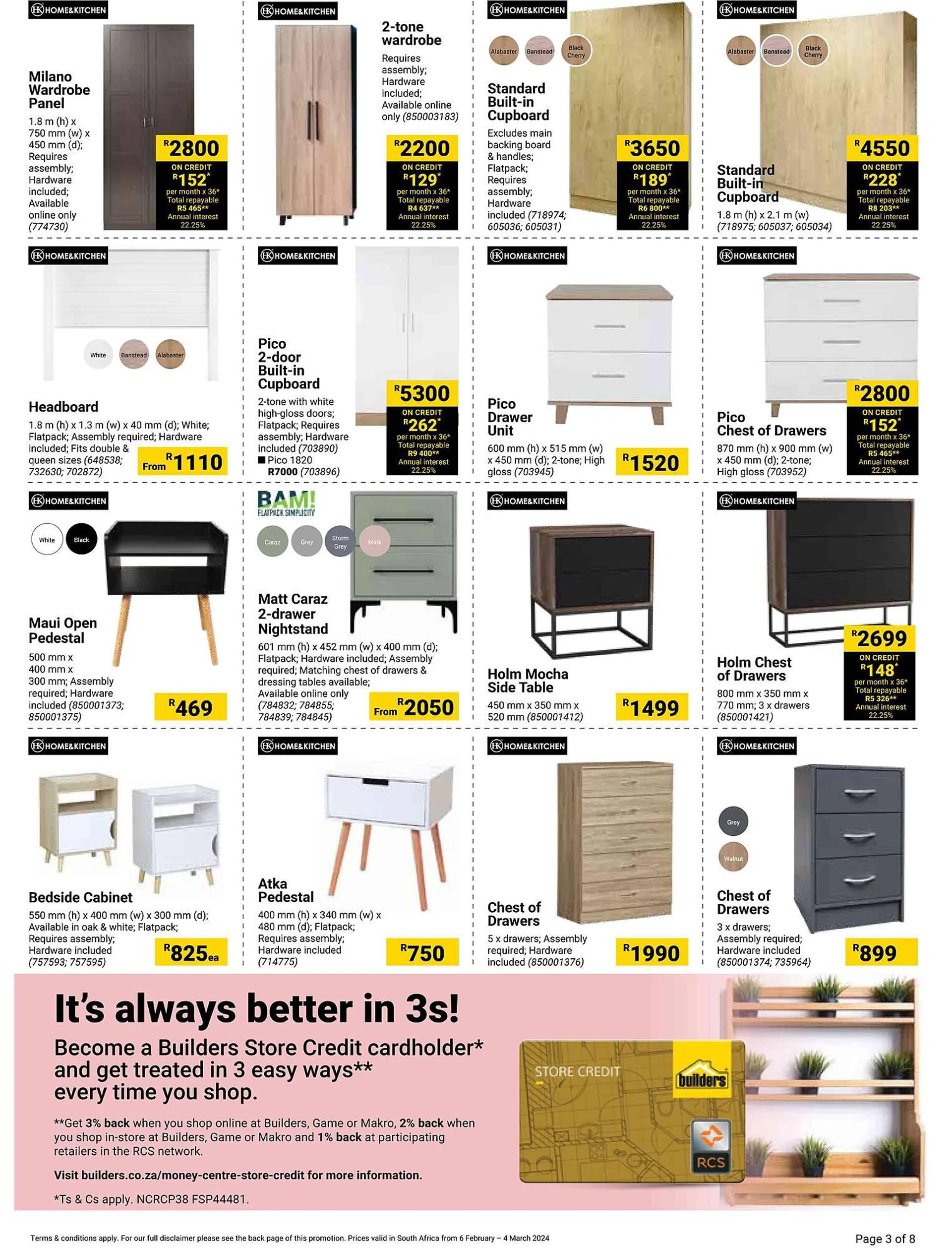 Builders Warehouse catalogue from 6 February to 4 March 2024 - Catalogue Page 3