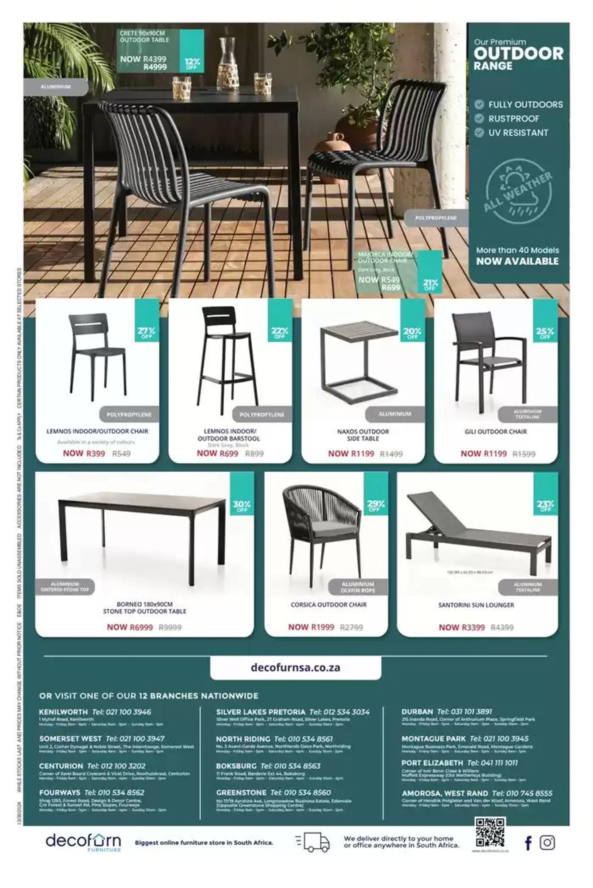 Decofurn weekly specials from 26 September to 10 November 2024 - Catalogue Page 4