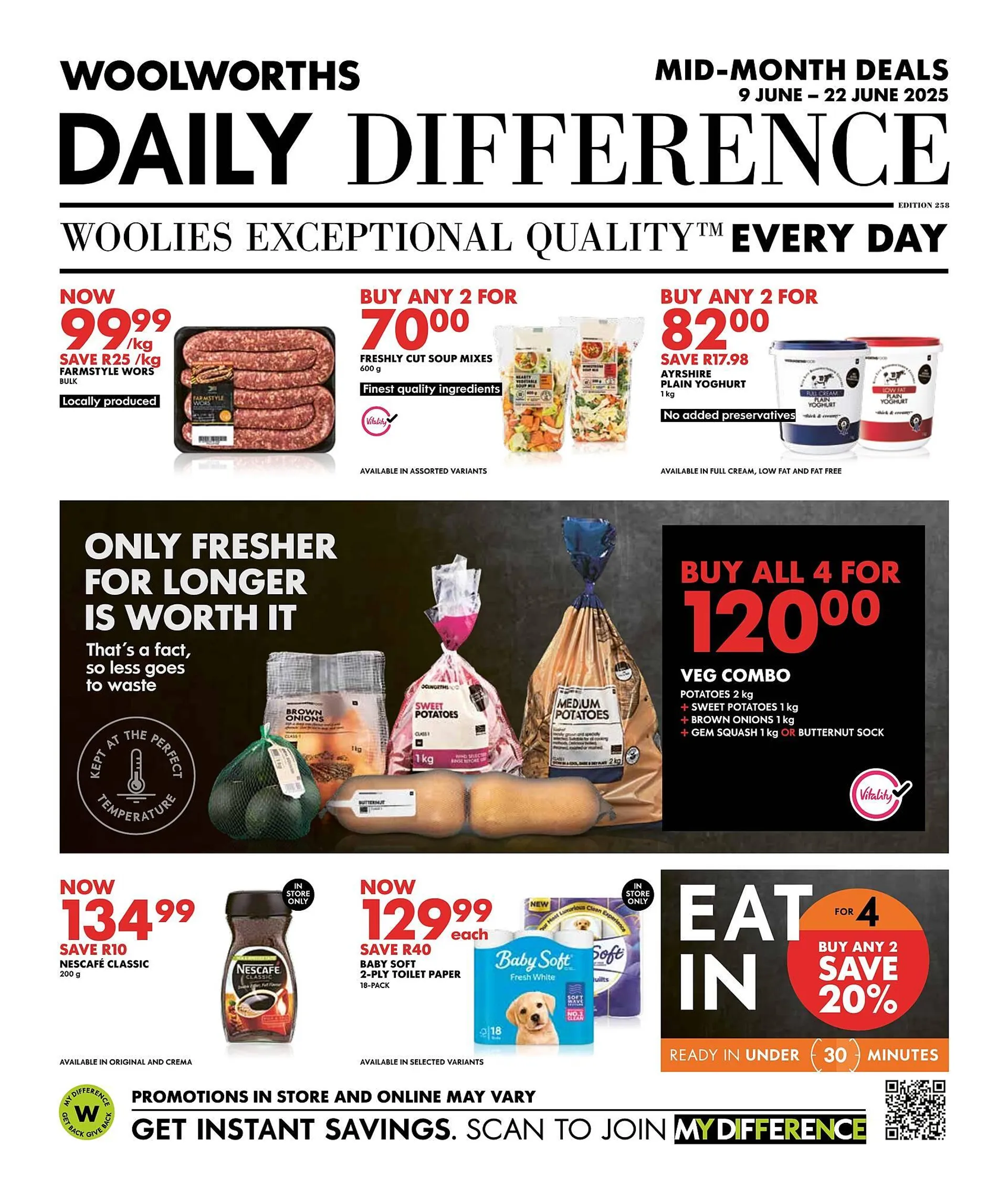 Woolworths catalogue from 9 June to 22 June 2025 - Catalogue Page 1