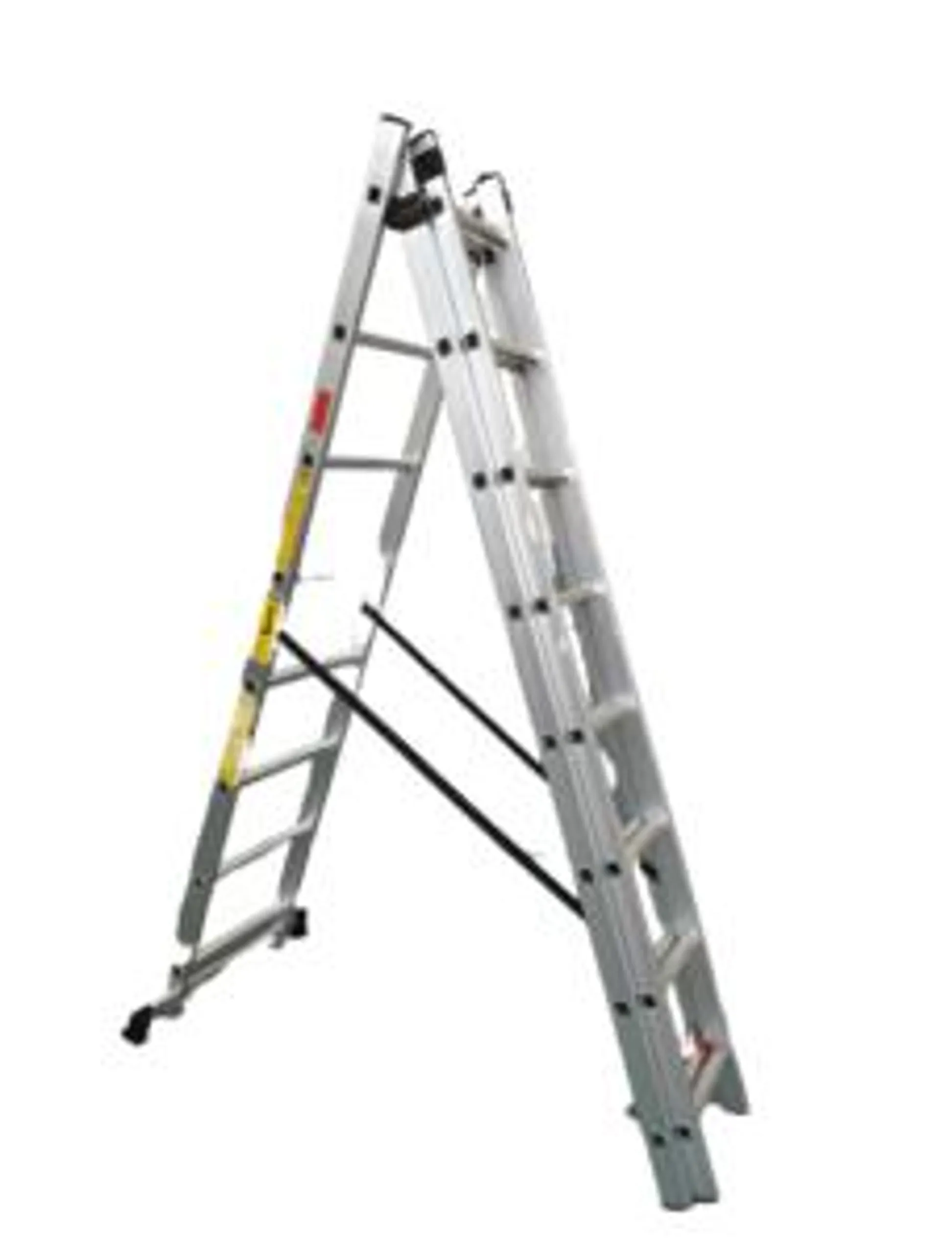 Afriladder Ladder Alu 3 Piece of 2.7m Extension Multi Purpose