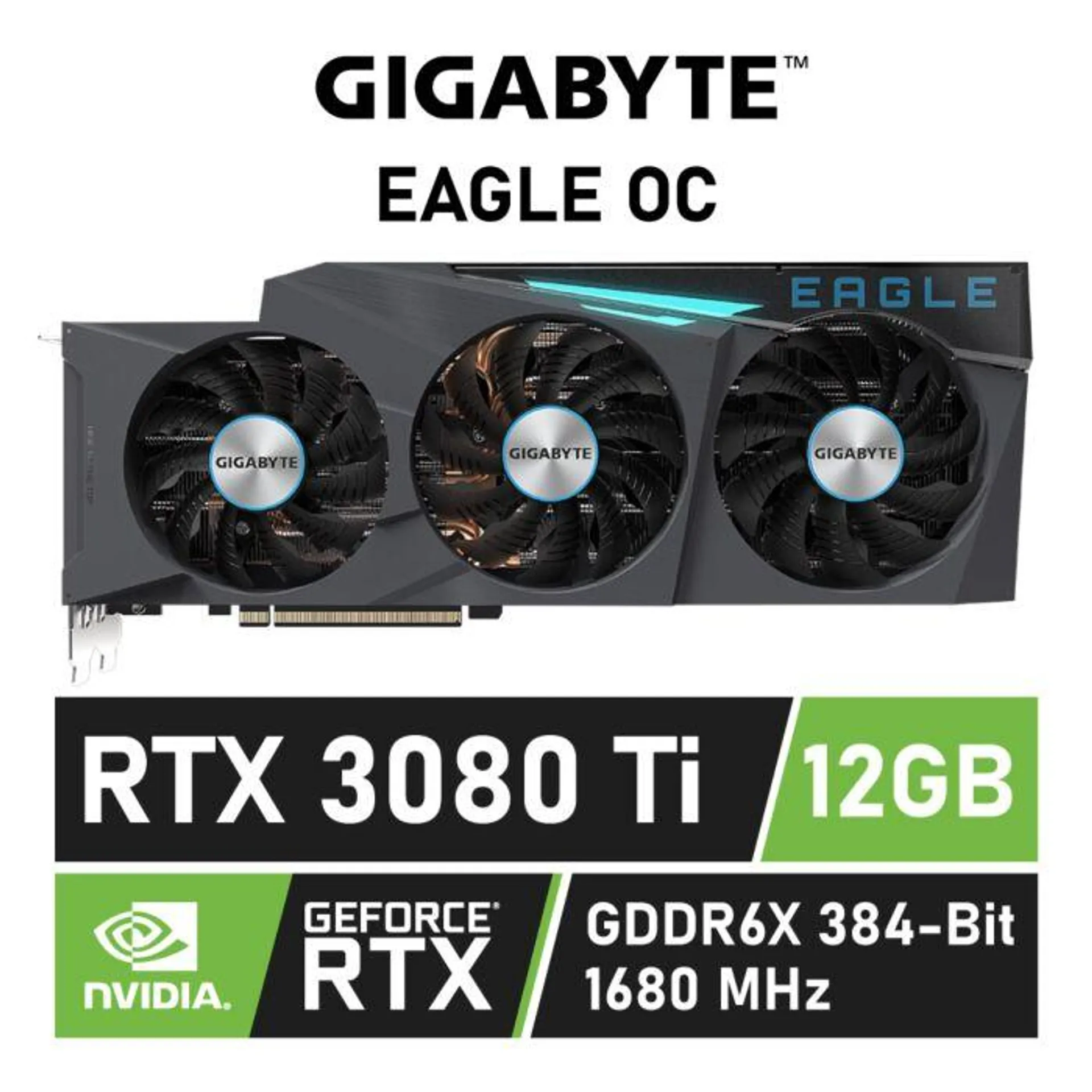 GIGABYTE GeForce RTX 3080 Ti EAGLE OC 12GB GDDR6X GV-N308TEAGLE OC-12GD Graphics Card