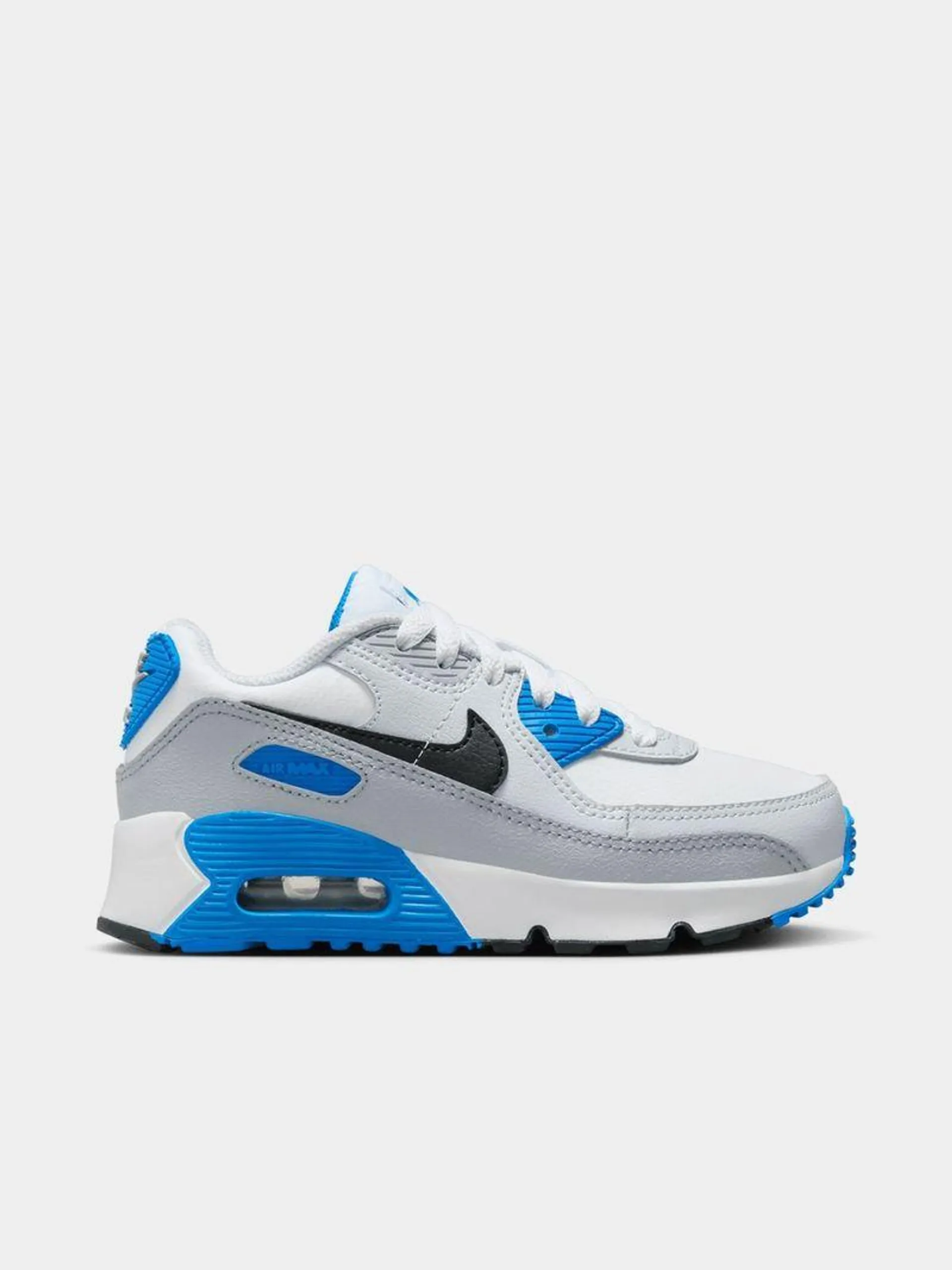 Nike Kids Air Max 90 White/Blue Sneaker