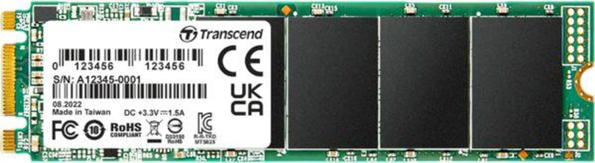 TRANSCEND 500GB MTS825S M.2 SATA 2280 SS