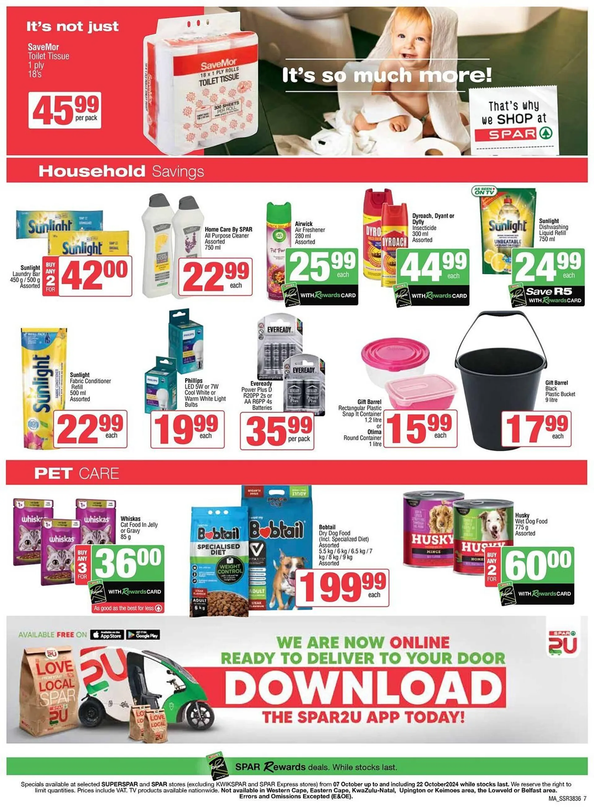 Spar catalogue from 7 October to 22 October 2024 - Catalogue Page 7