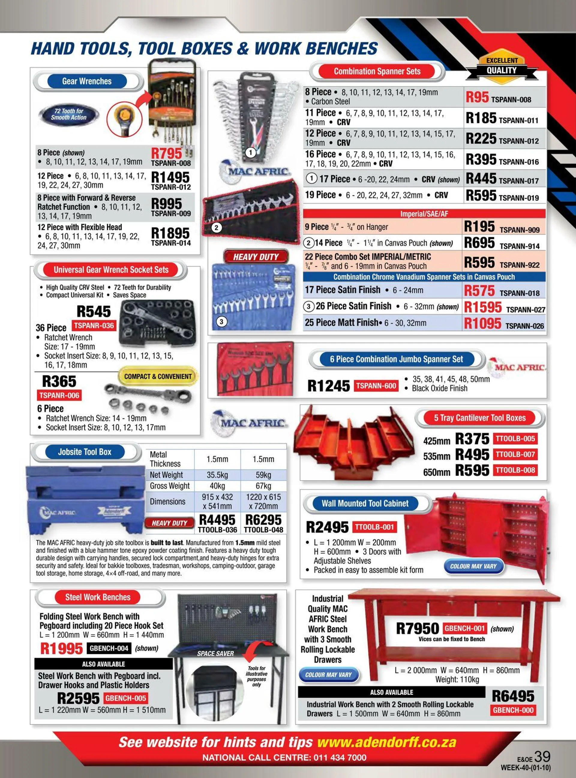 Adendorff Machinery Mart Current catalogue from 3 October to 17 October 2024 - Catalogue Page 41