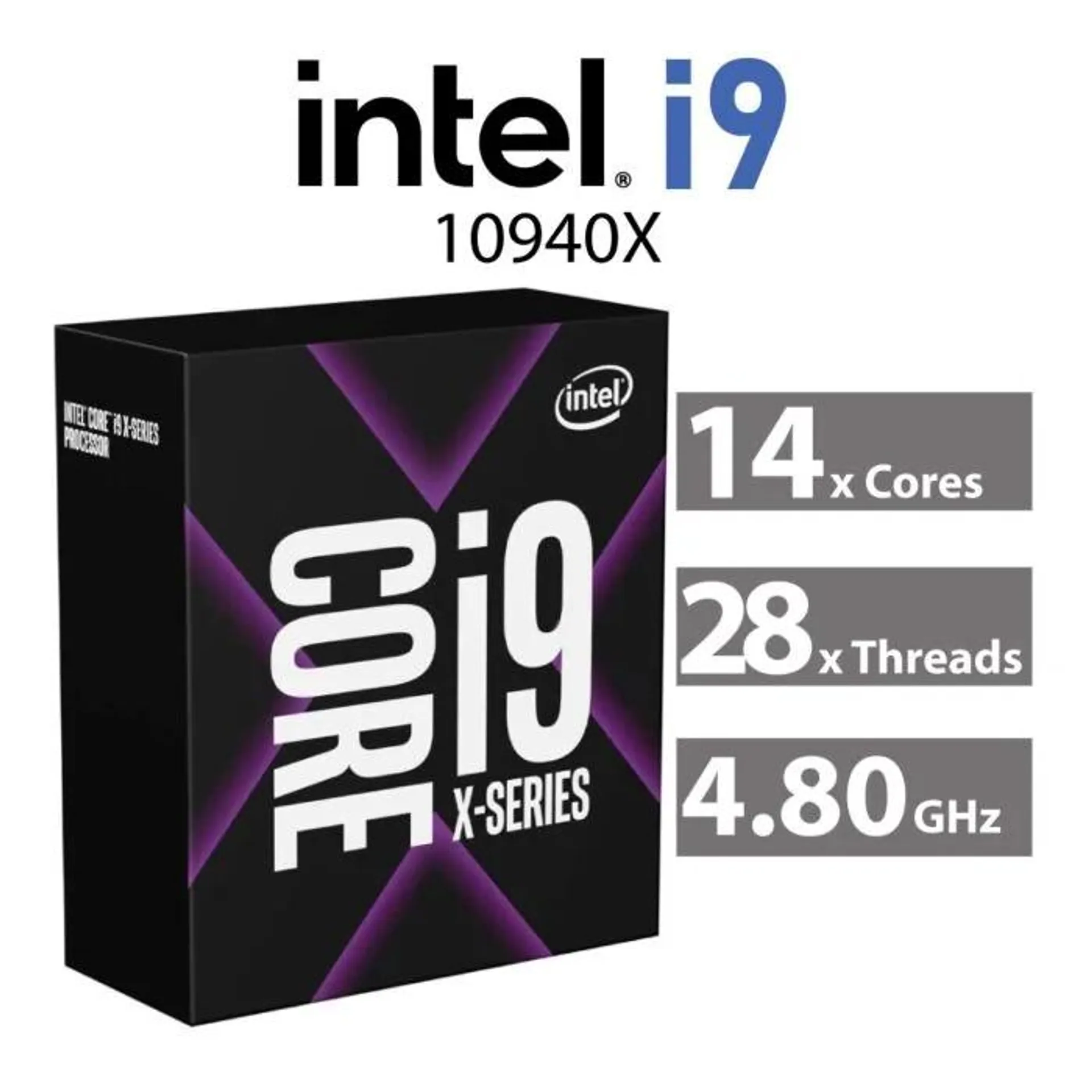Intel Core i9-10940X Cascade Lake 14-Core 3.30GHz LGA2066 165W BX8069510940X Desktop Processor