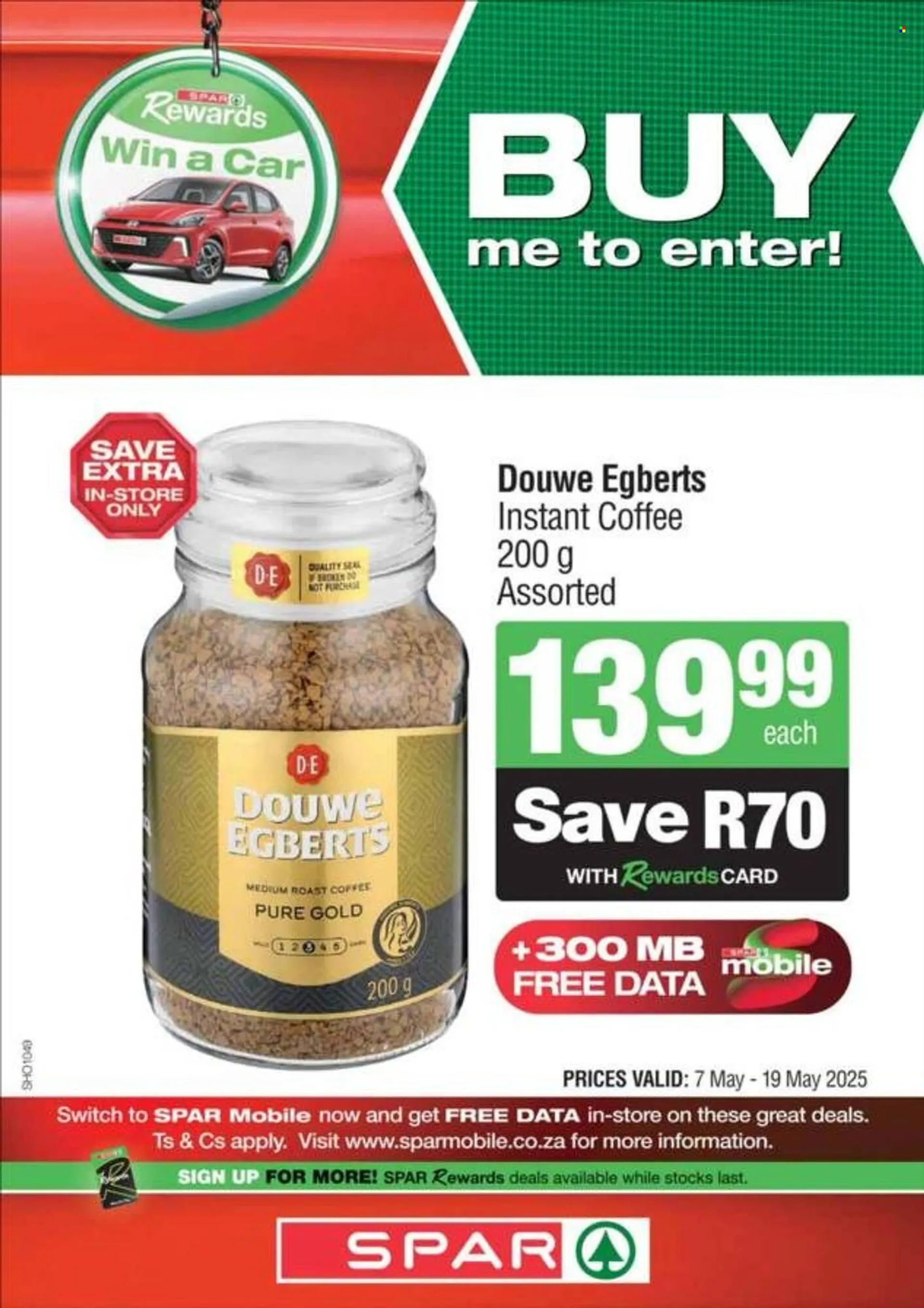 Spar catalogue from 7 May to 19 May 2025 - Catalogue Page 1