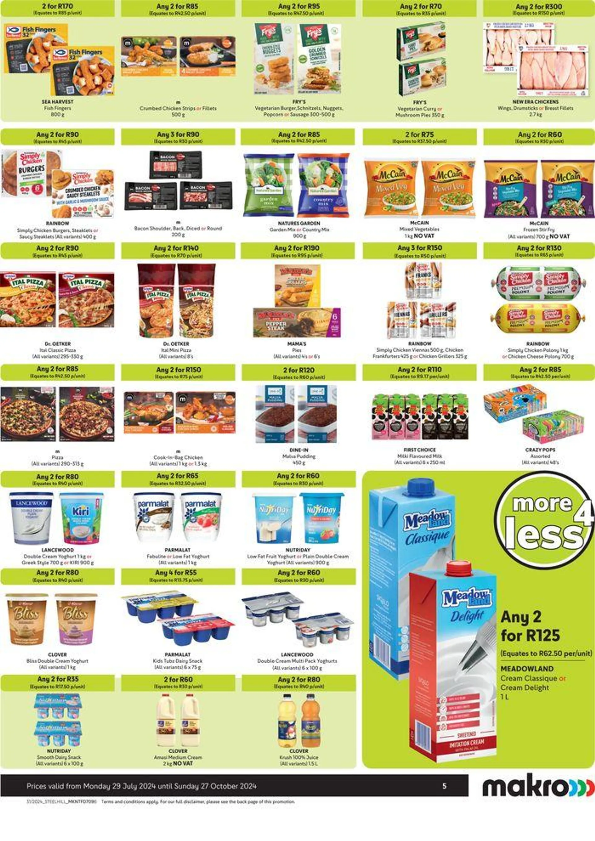 Makro : More 4 Less from 29 July to 27 October 2024 - Catalogue Page 5