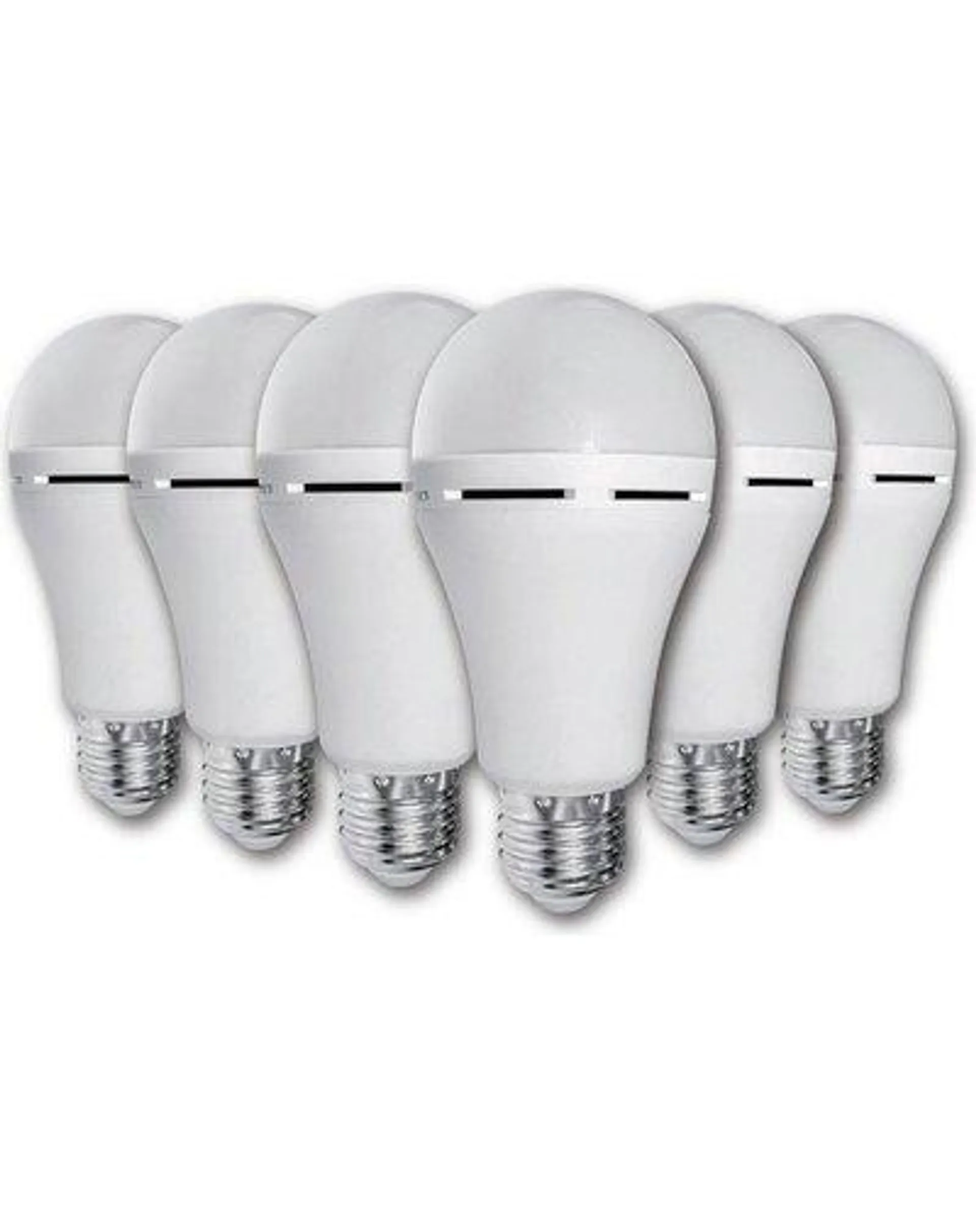 Elecstor E27 7W Rechargeable LED Bulb (Cool White)(Pack of 6)